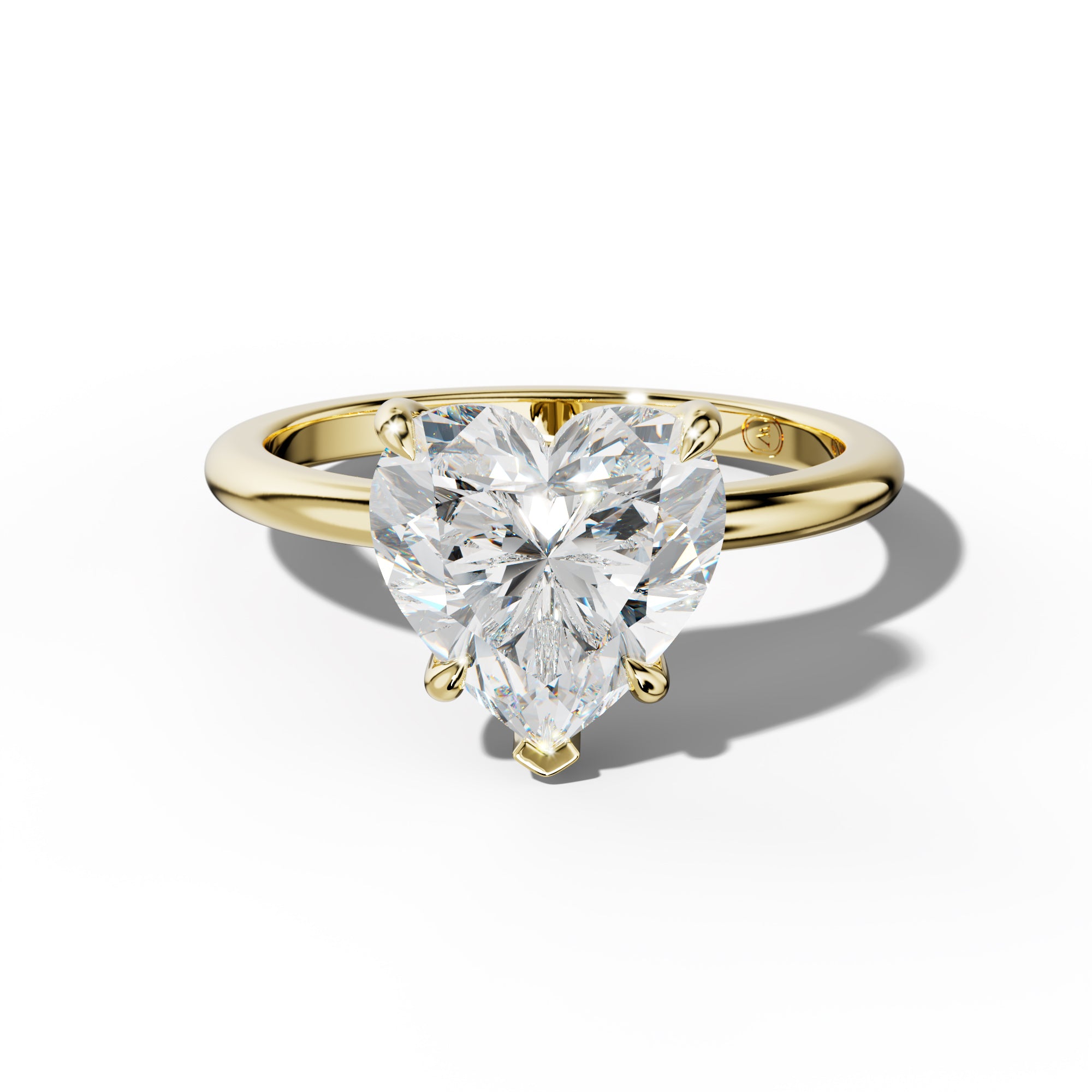 Ayla Heart Diamond Engagement Ring
