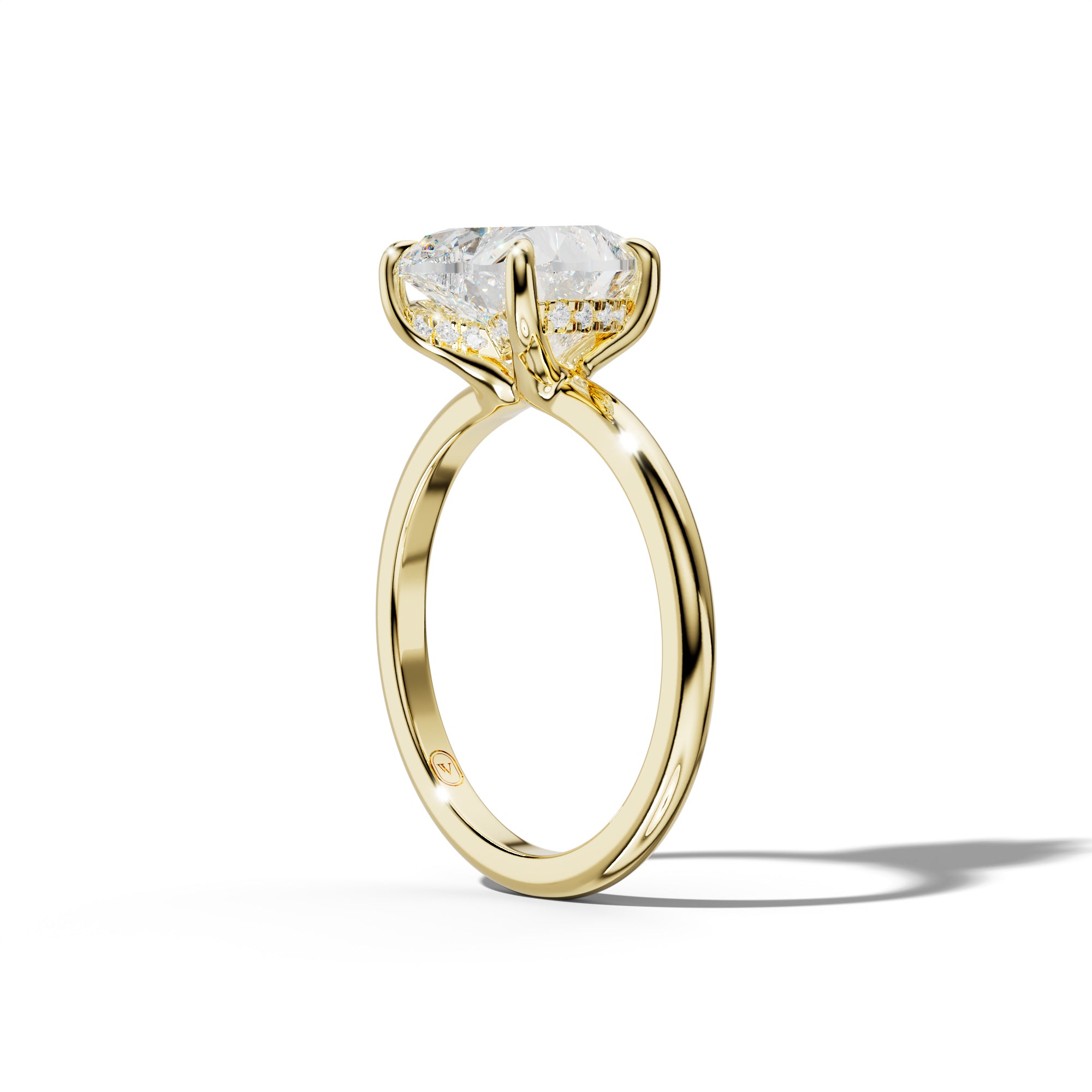 Ayla Heart Diamond Engagement Ring