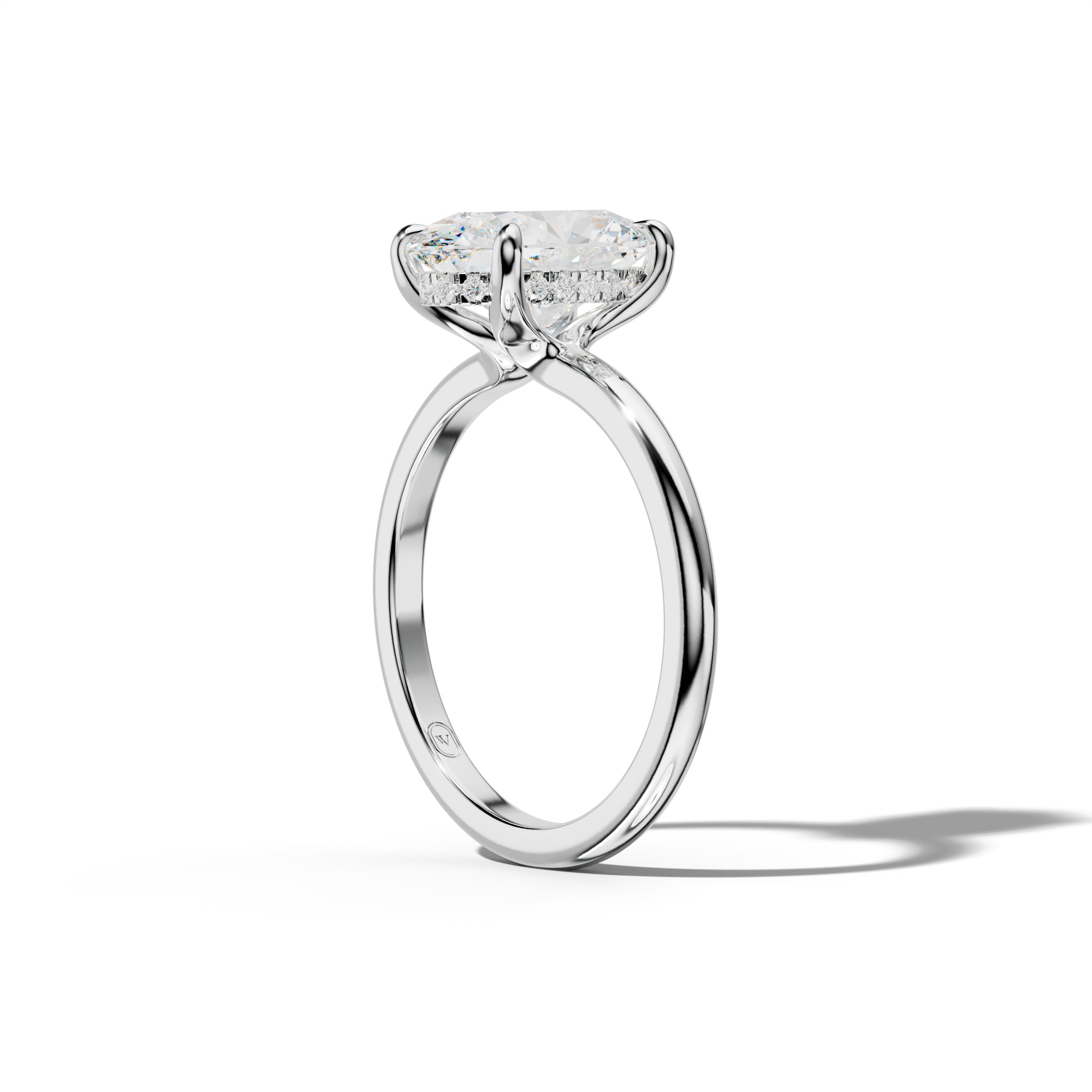 Ayla Oval Diamond Engagement Ring