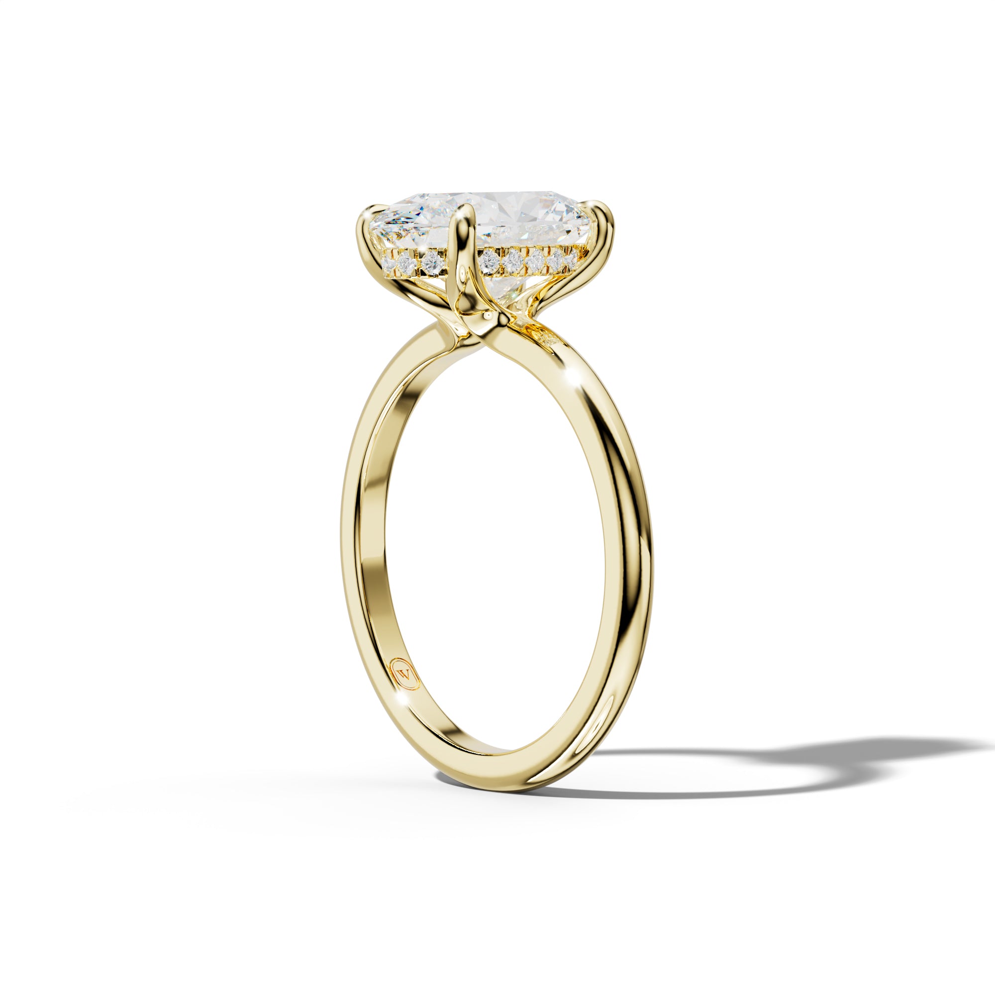 Ayla Oval Diamond Engagement Ring