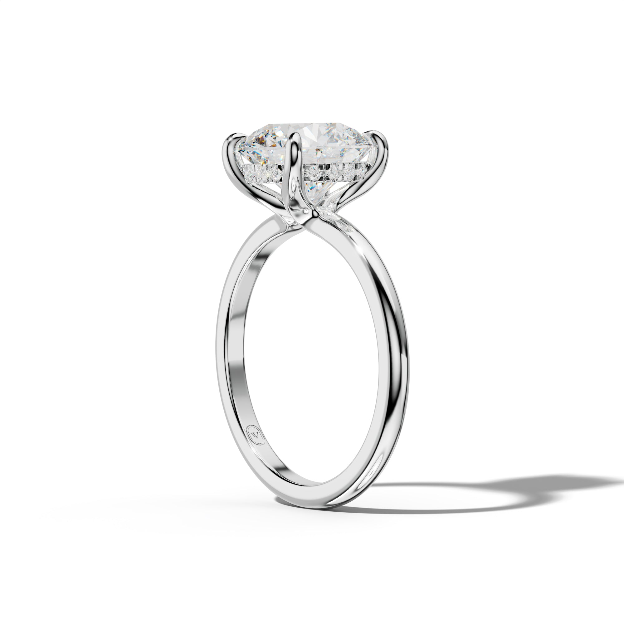 Ayla Round Diamond Engagement Ring