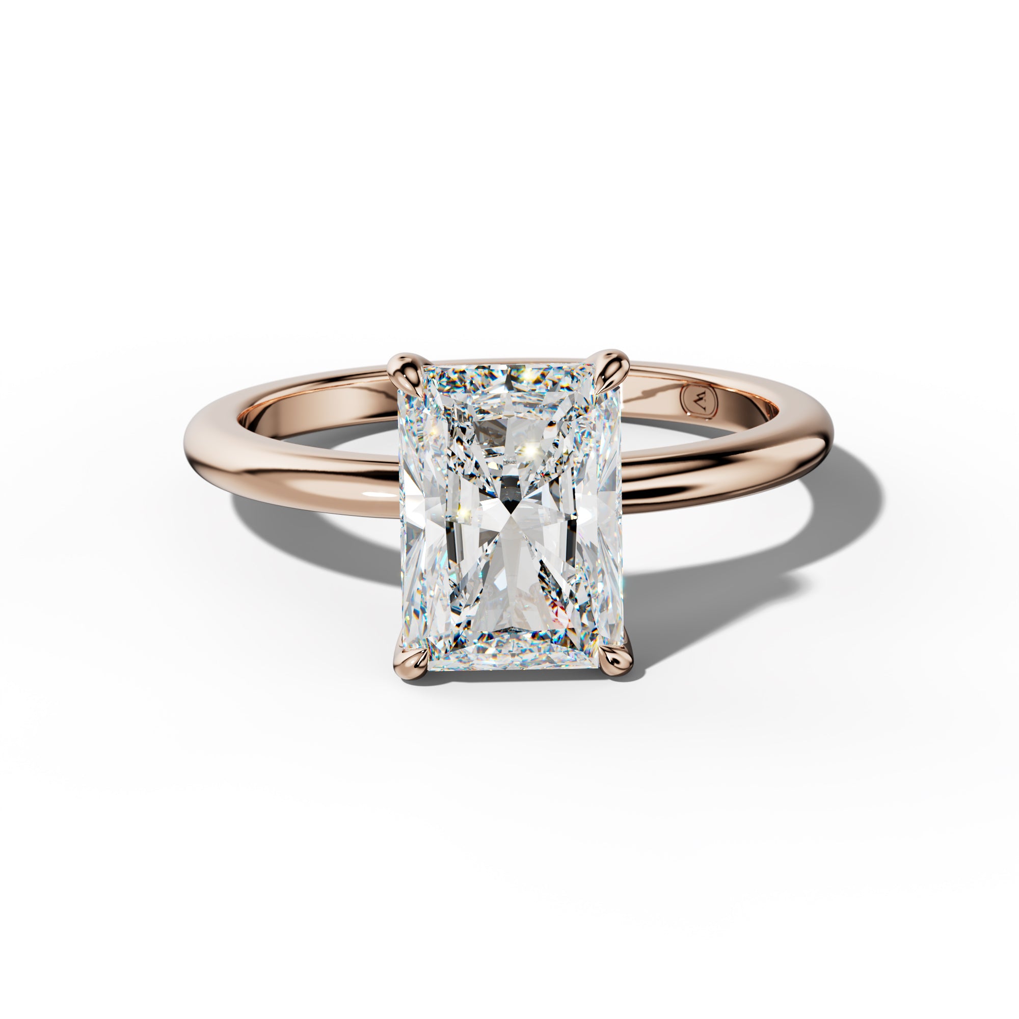 Ayla Radiant Diamond Engagement Ring