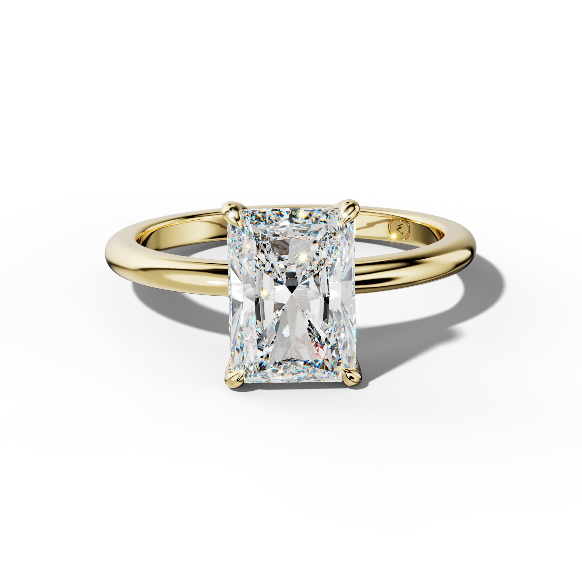 Ayla Radiant Diamond Engagement Ring