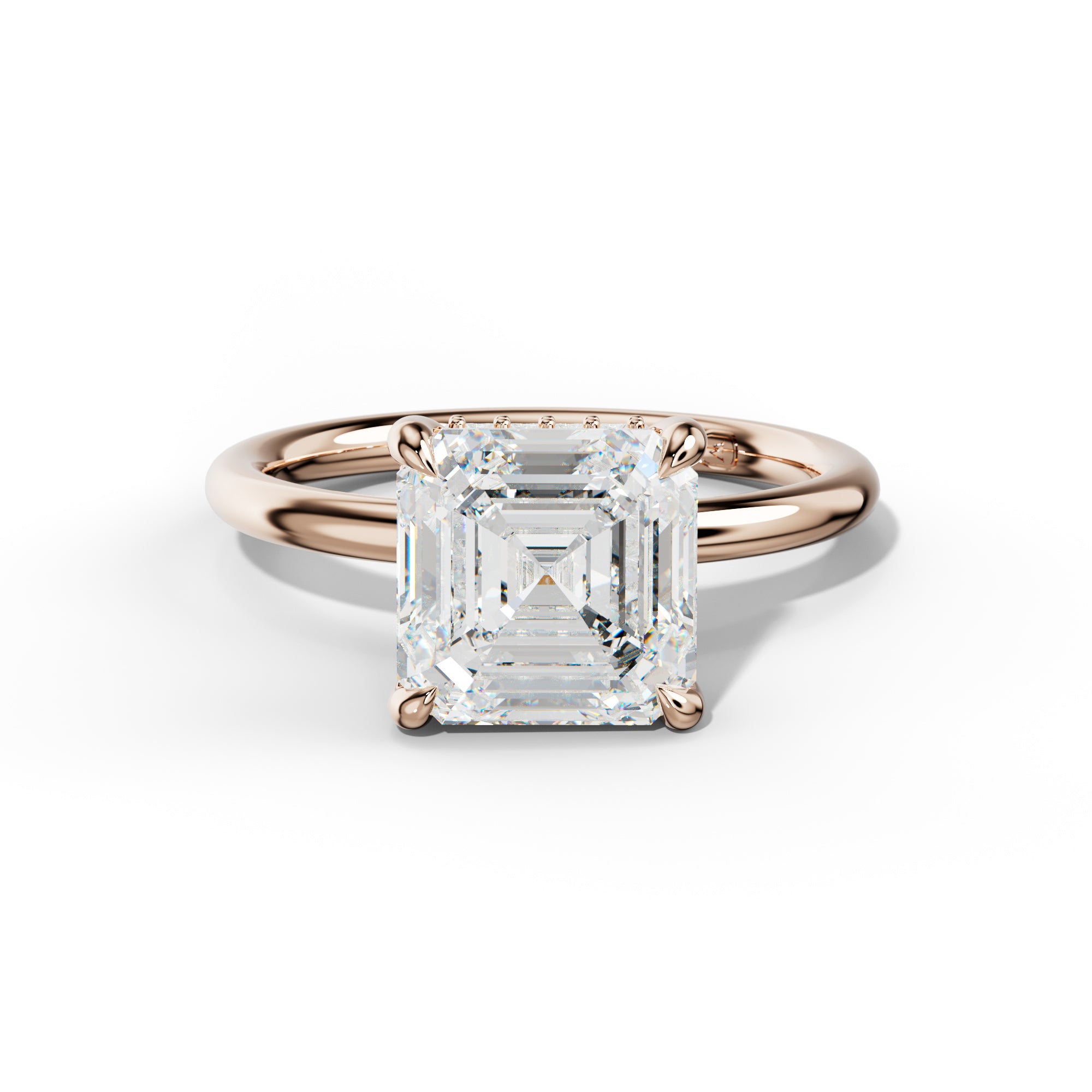 Siya Asscher Diamond  Engagement Ring