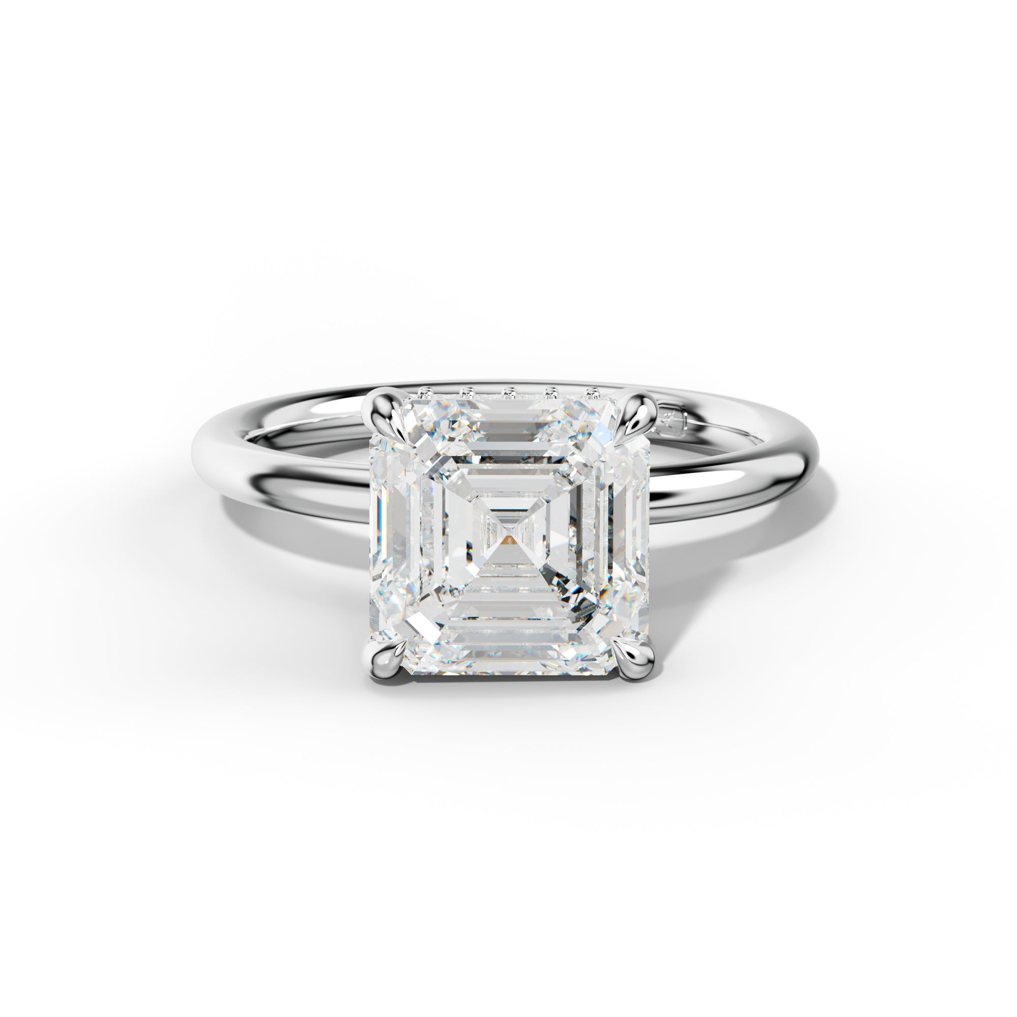 Siya Asscher Diamond  Engagement Ring