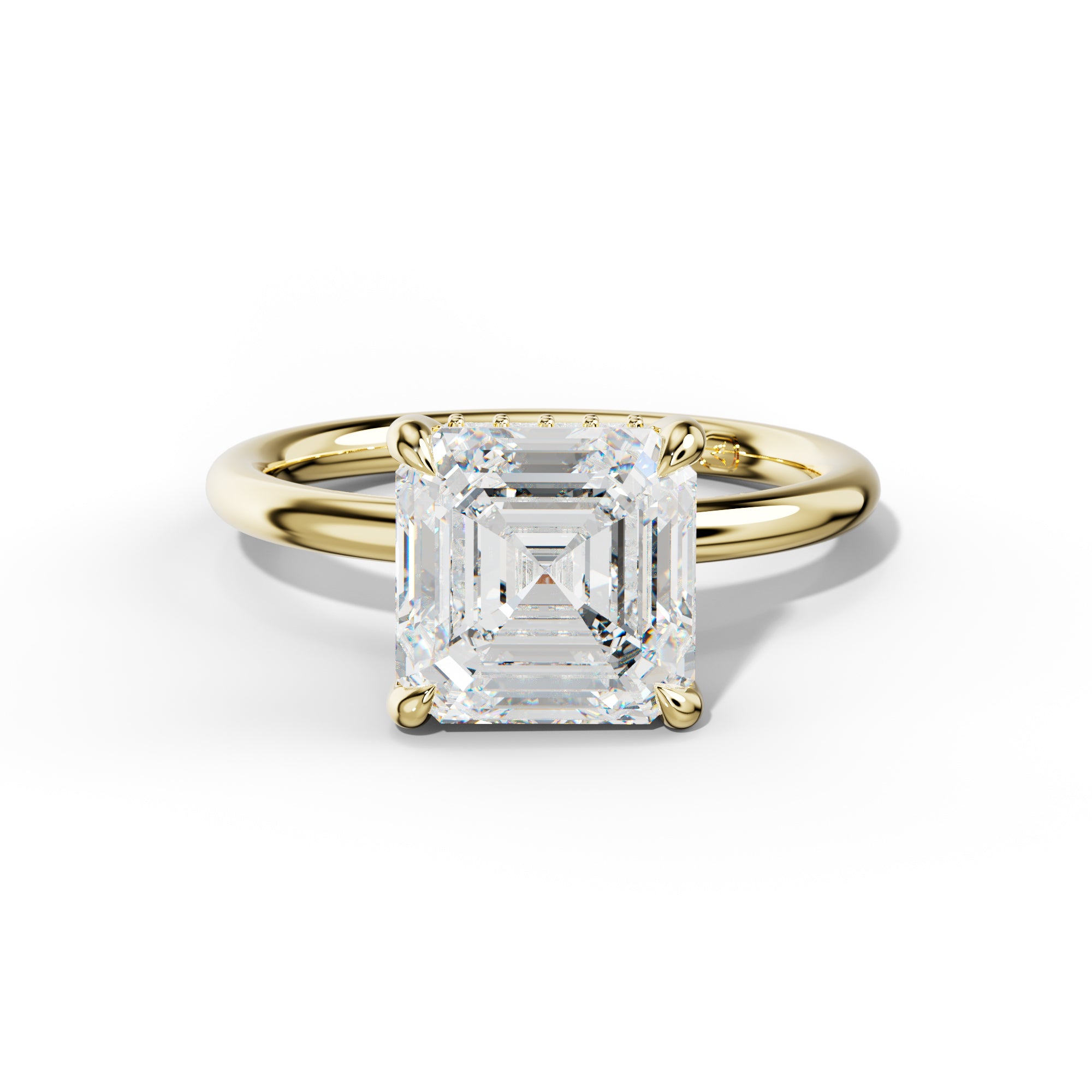 Siya Asscher Diamond  Engagement Ring