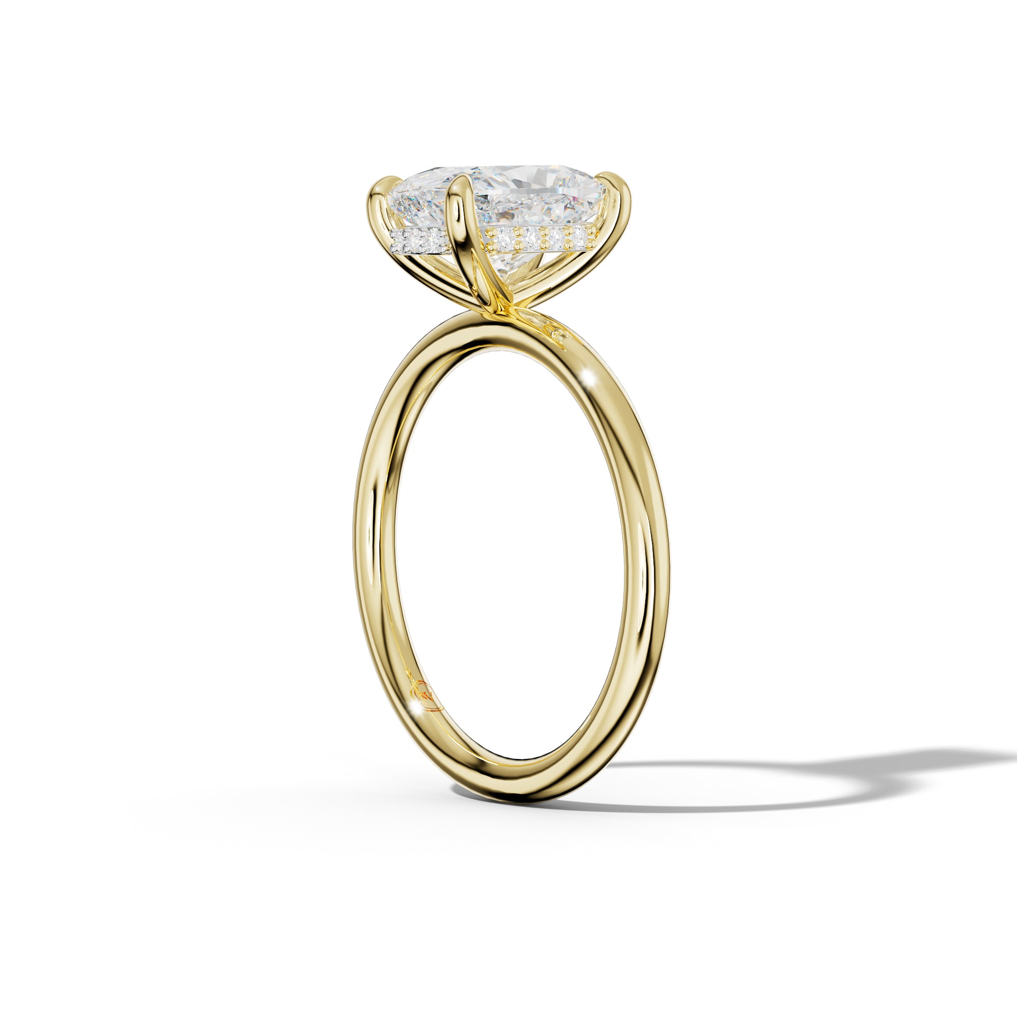 Siya Elongated Cushion Diamond Engagement Ring