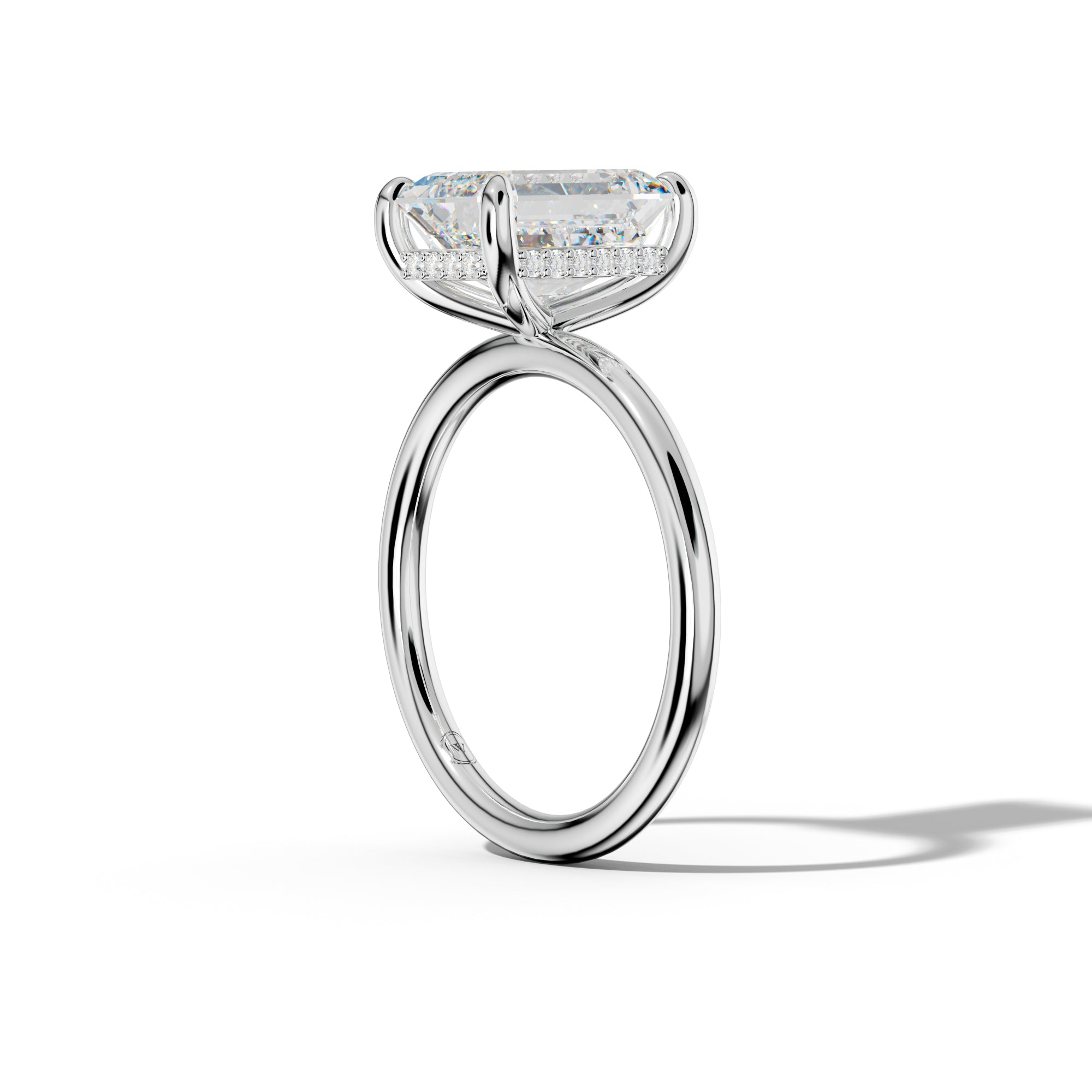 Siya Emerald Cut Engagement Ring