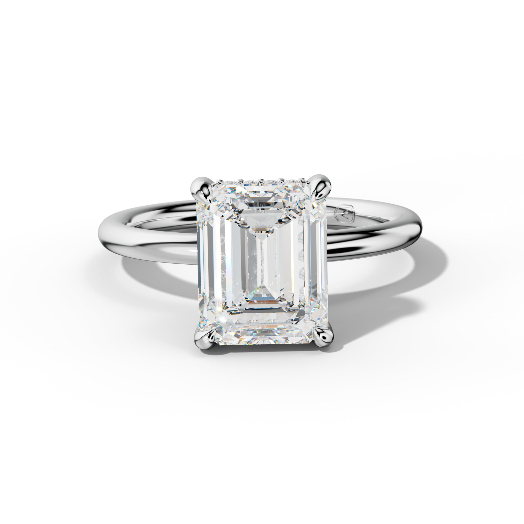Siya Emerald Cut Engagement Ring