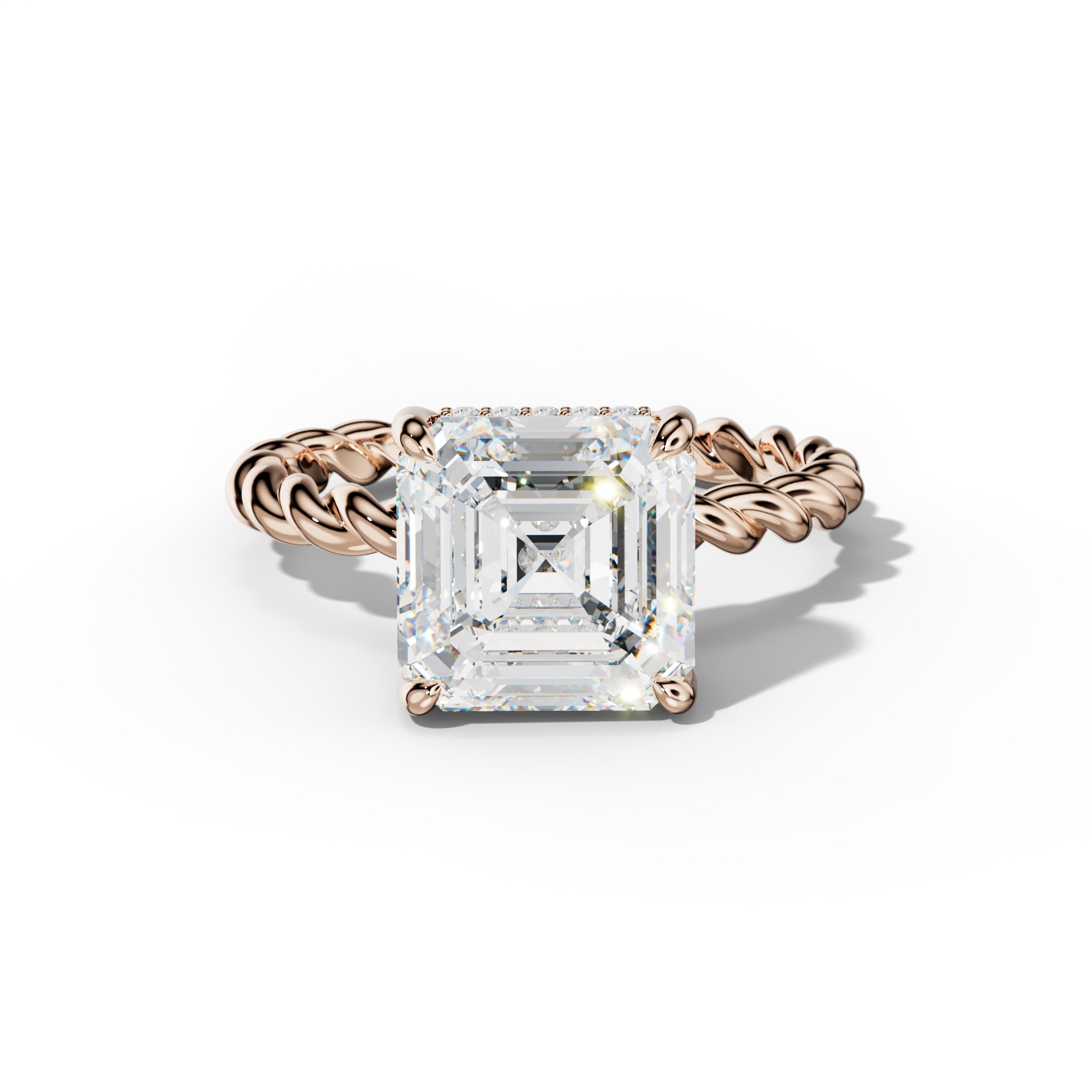 Lexi Asscher Diamond  Engagement Ring