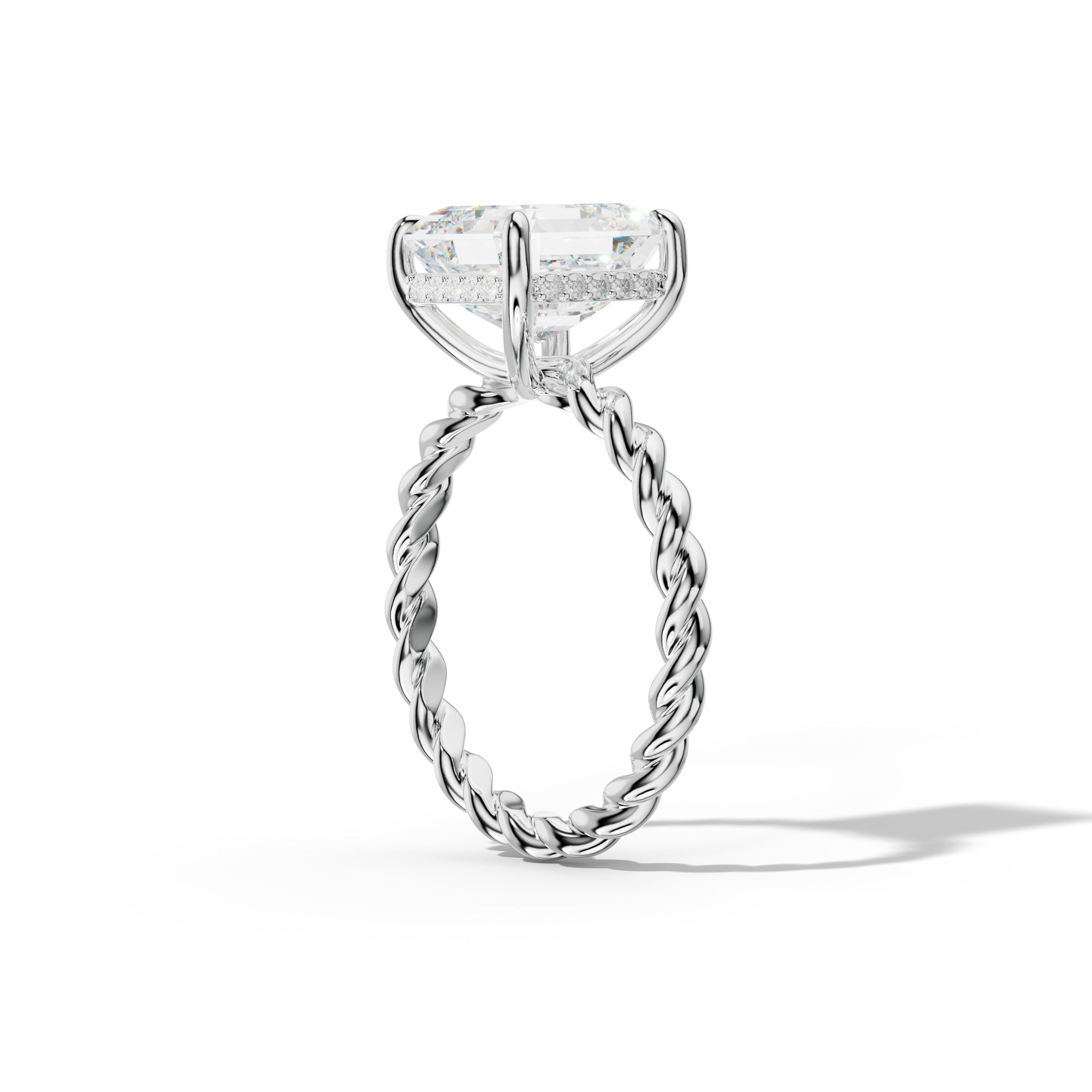 Lexi Asscher Diamond  Engagement Ring