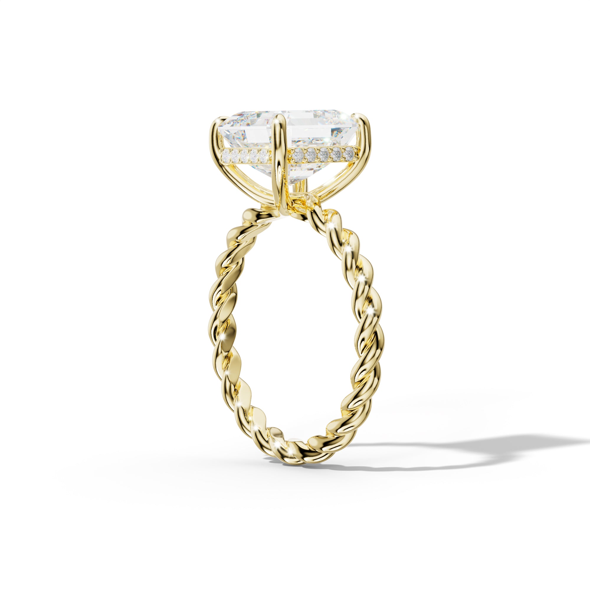 Lexi Asscher Diamond  Engagement Ring