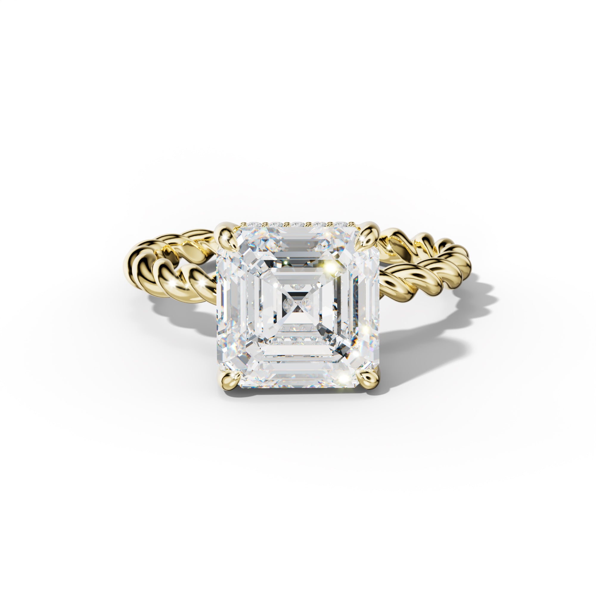 Lexi Asscher Diamond  Engagement Ring