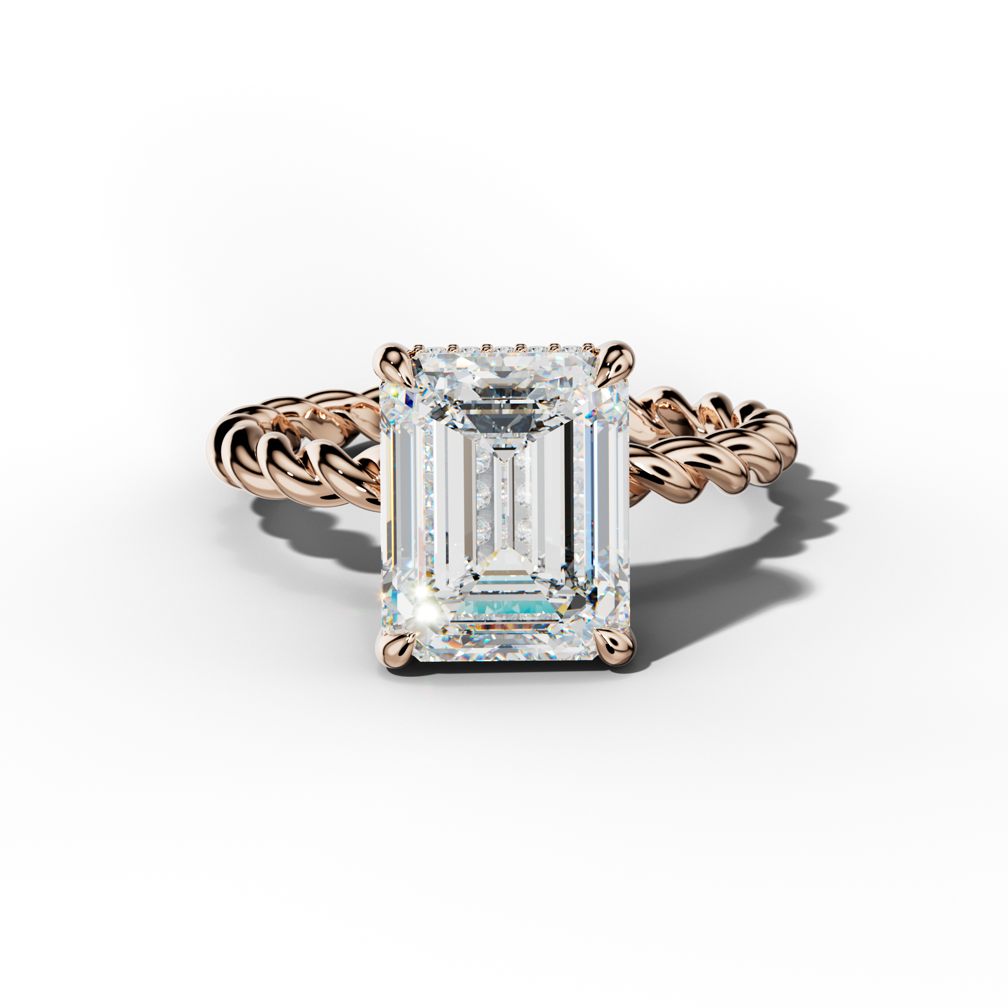 Lexi Emerald Cut Engagement Ring
