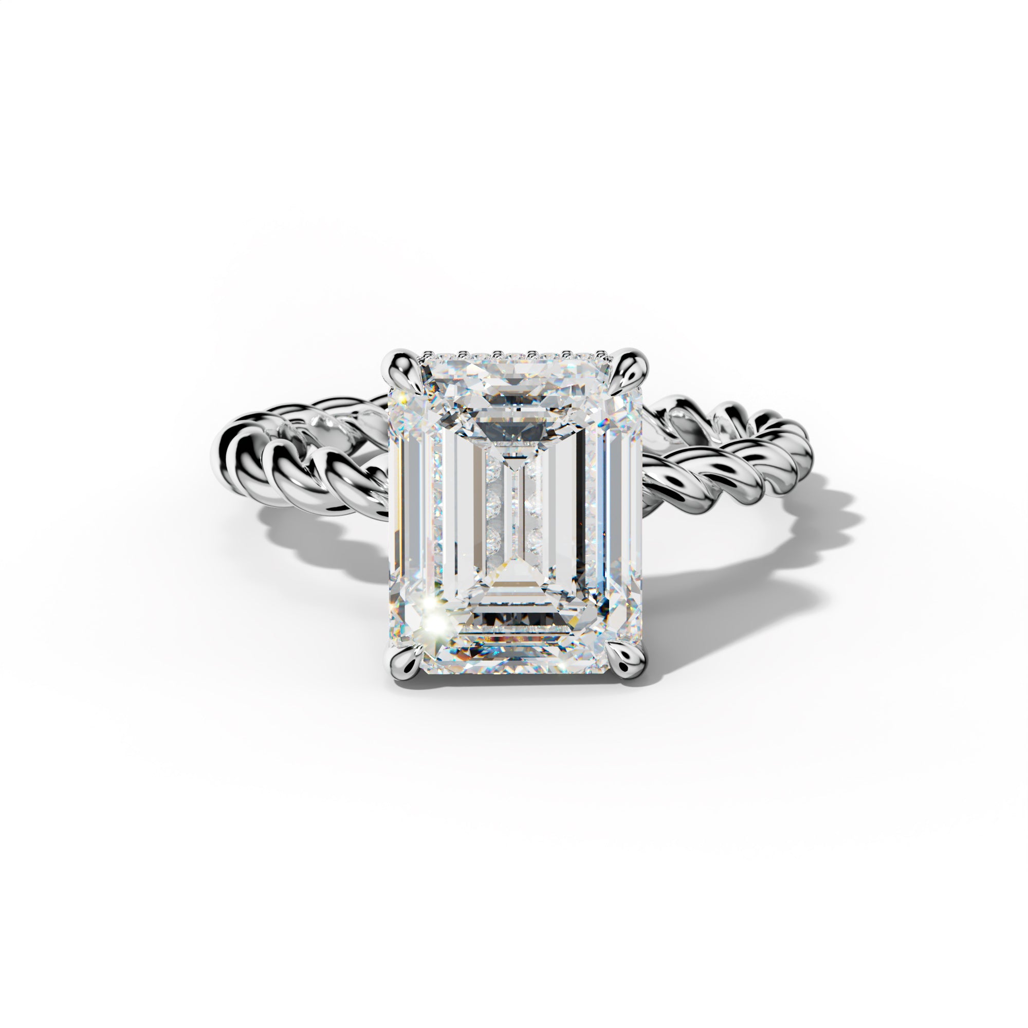 Lexi Emerald Cut Engagement Ring