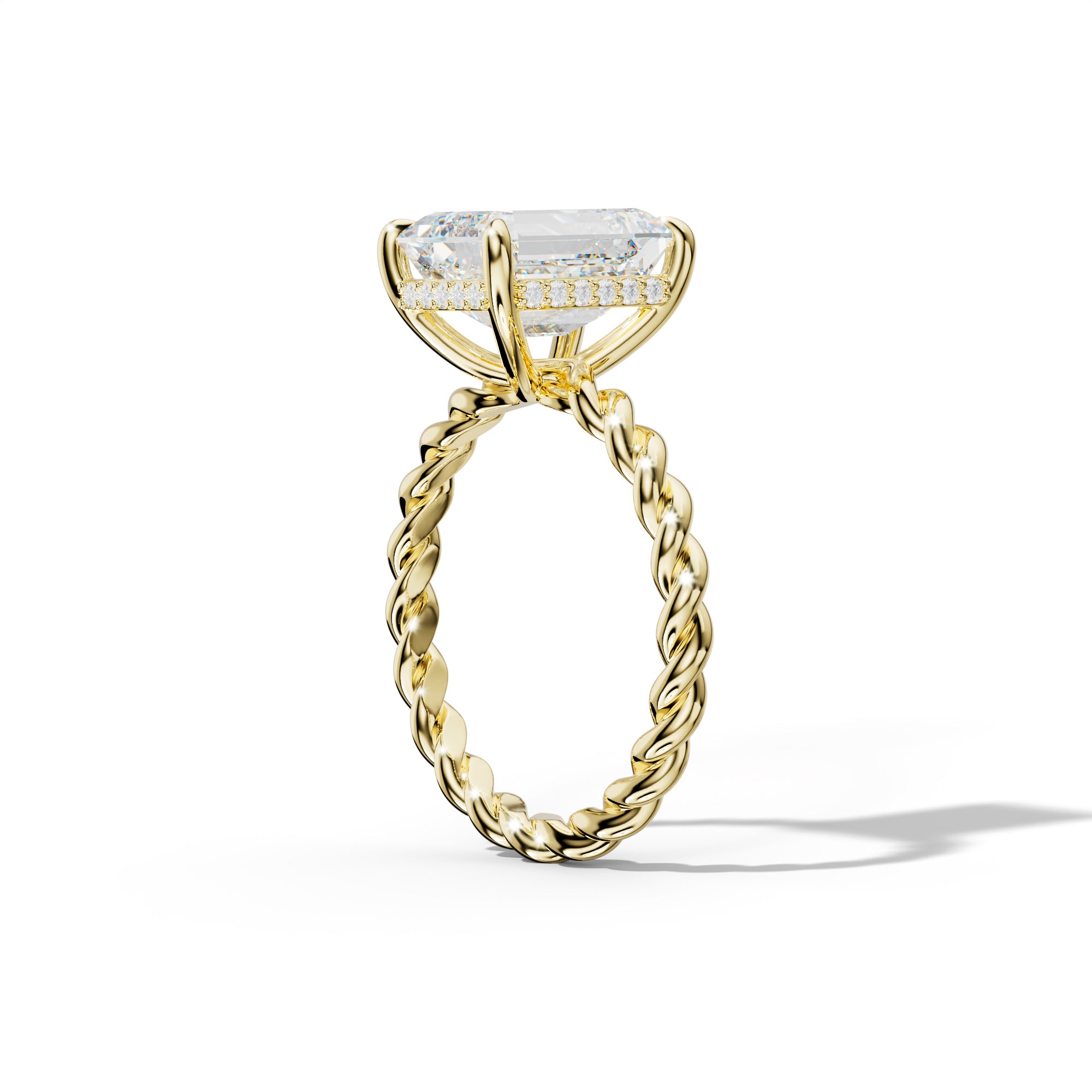 Lexi Emerald Cut Engagement Ring