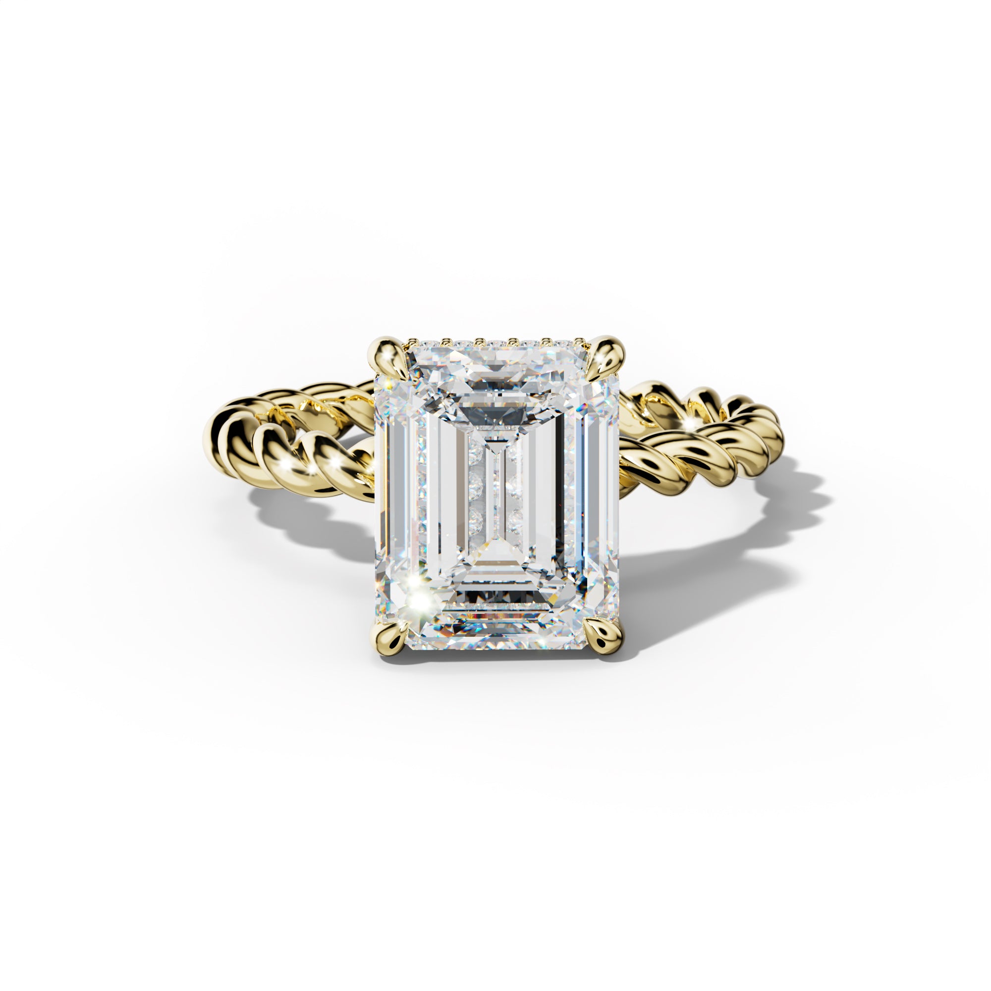 Lexi Emerald Cut Engagement Ring