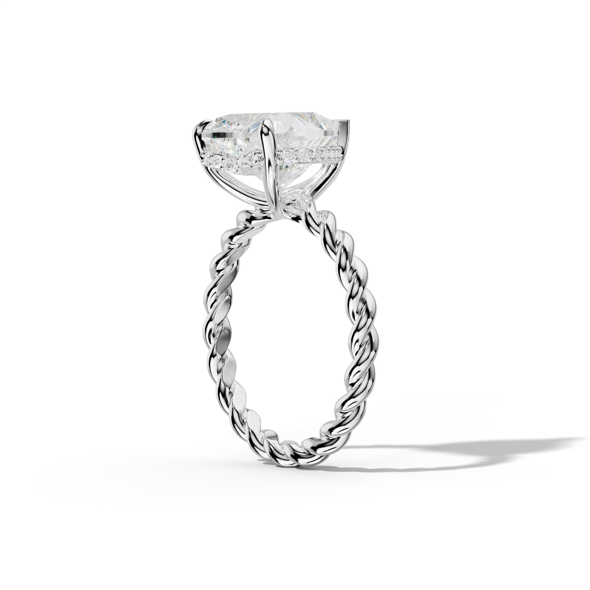 Lexi Heart Diamond Engagement Ring