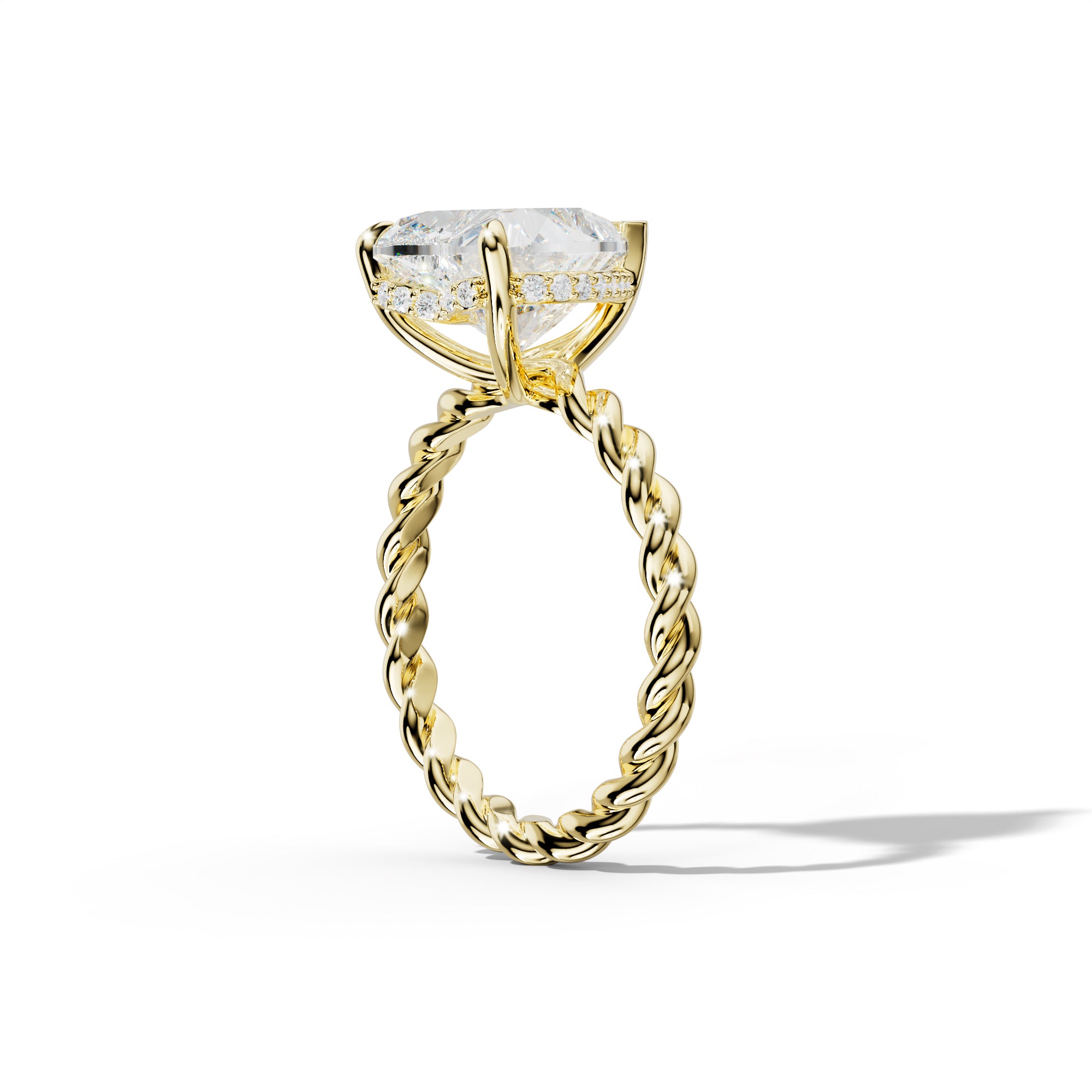 Lexi Heart Diamond Engagement Ring