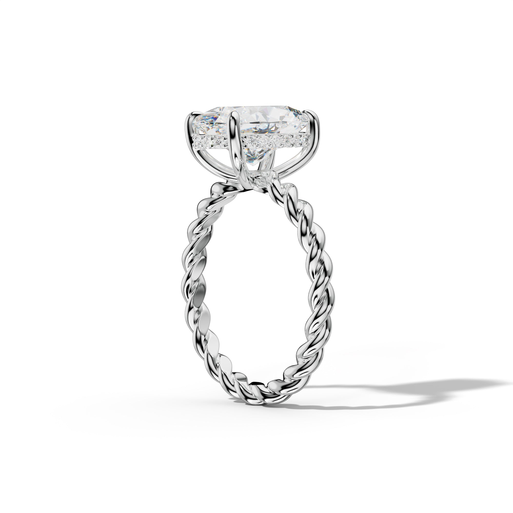 Lexi Oval Diamond Engagement Ring