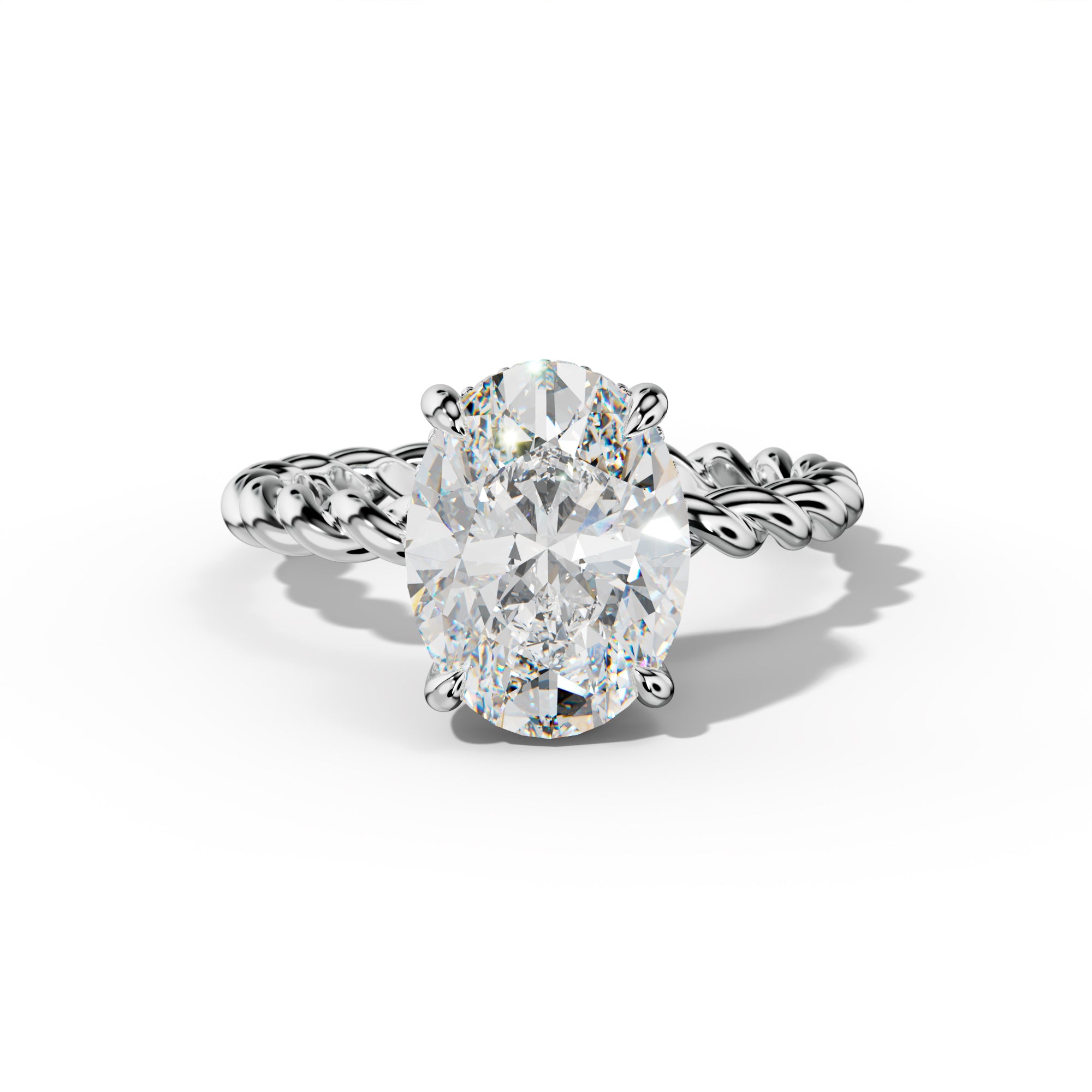 Lexi Oval Diamond Engagement Ring