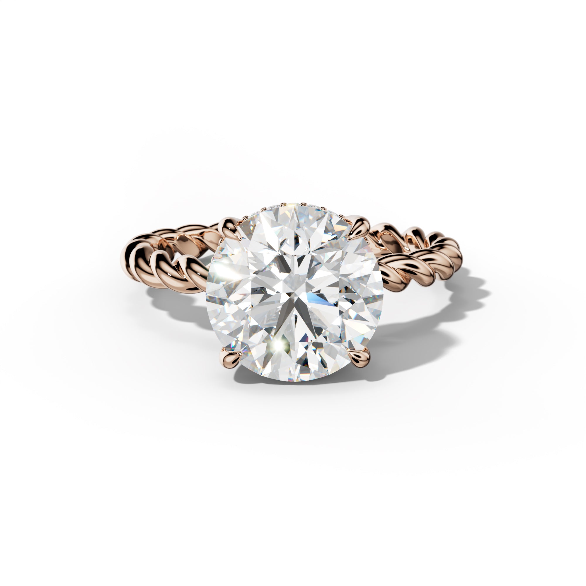Lexi Round Diamond  Engagement Ring