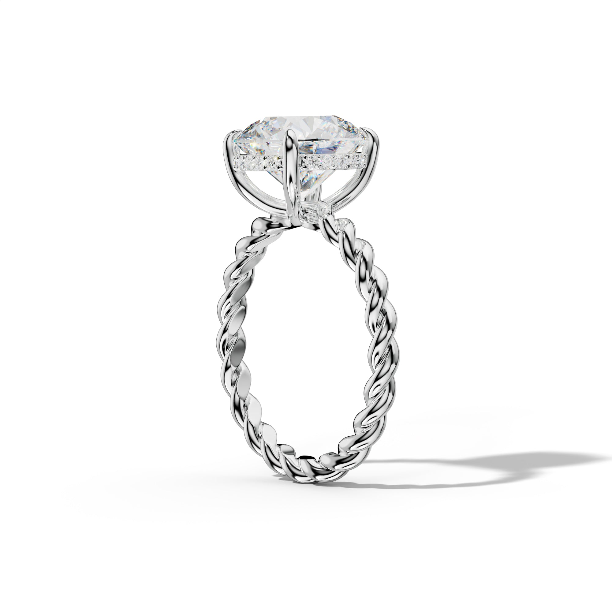 Lexi Round Diamond  Engagement Ring