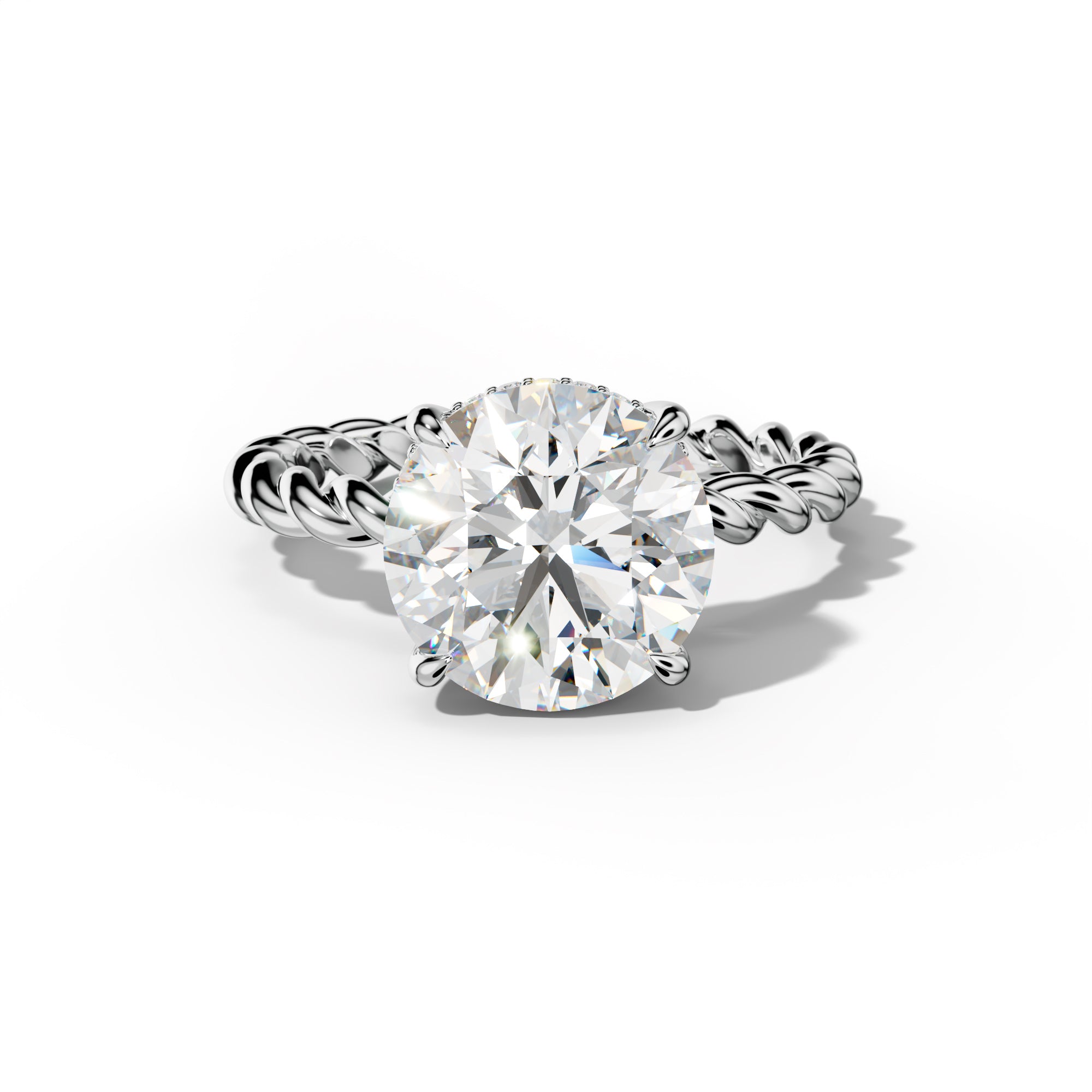 Lexi Round Diamond  Engagement Ring