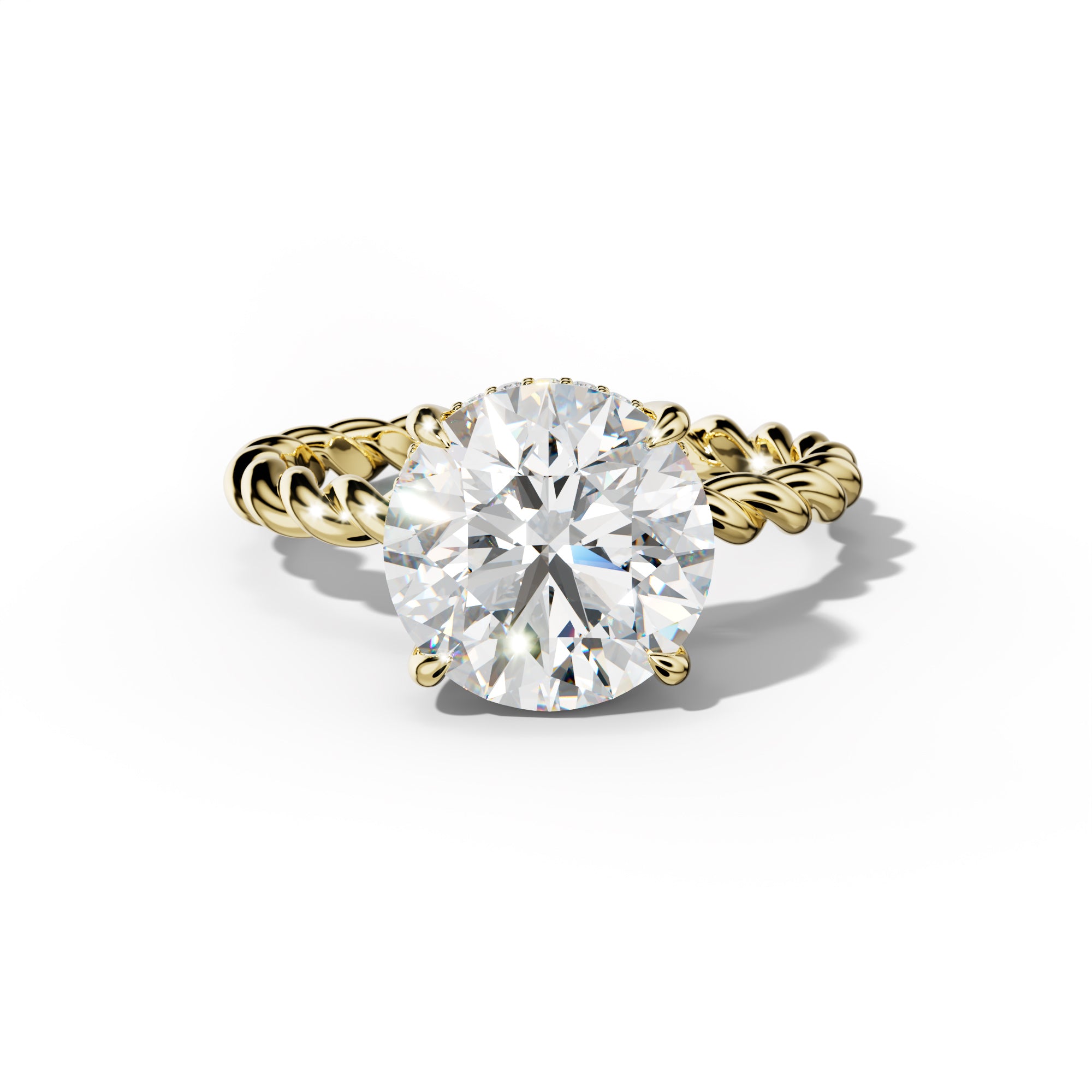 Lexi Round Diamond  Engagement Ring