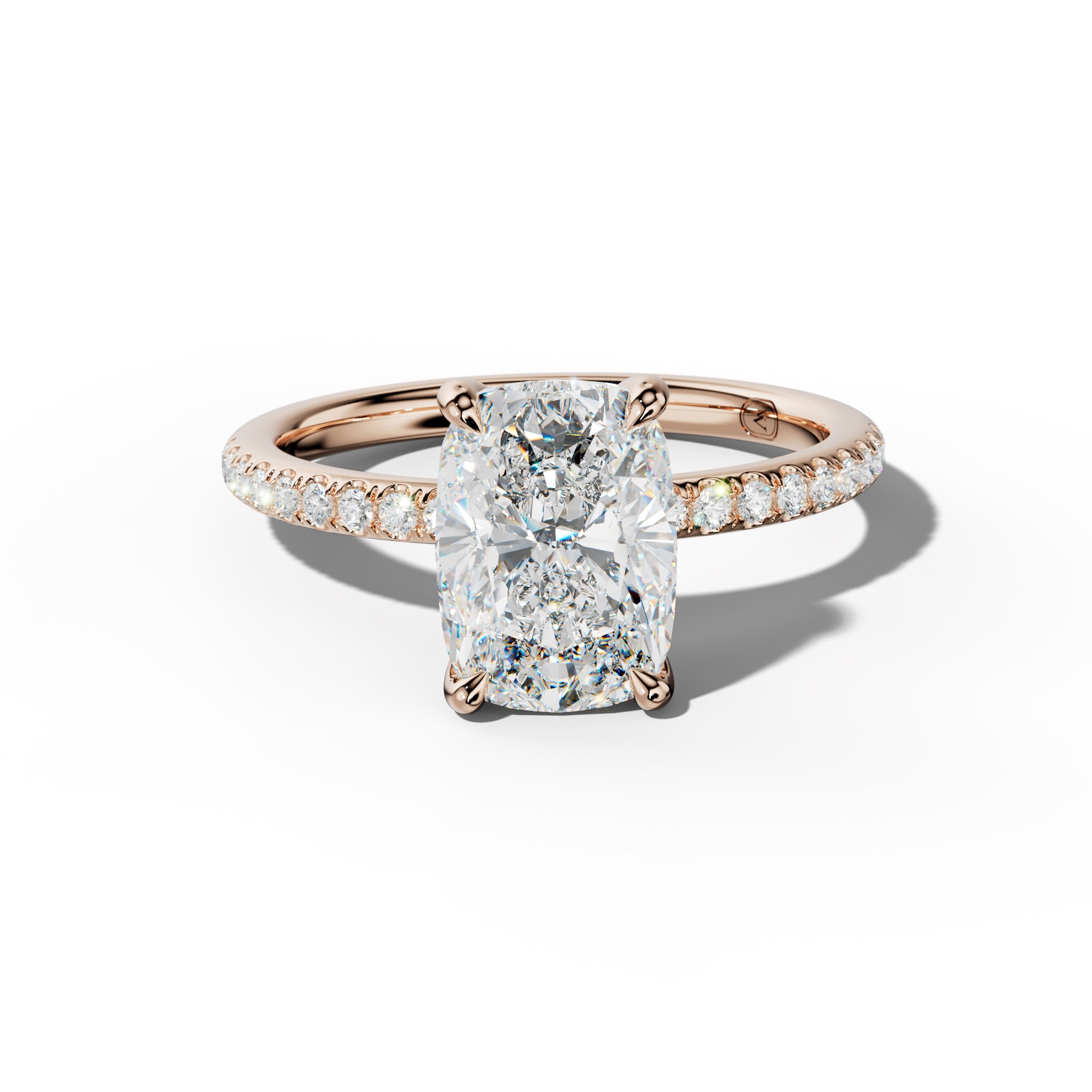 Serena Elongated Cushion Diamond Engagement Ring