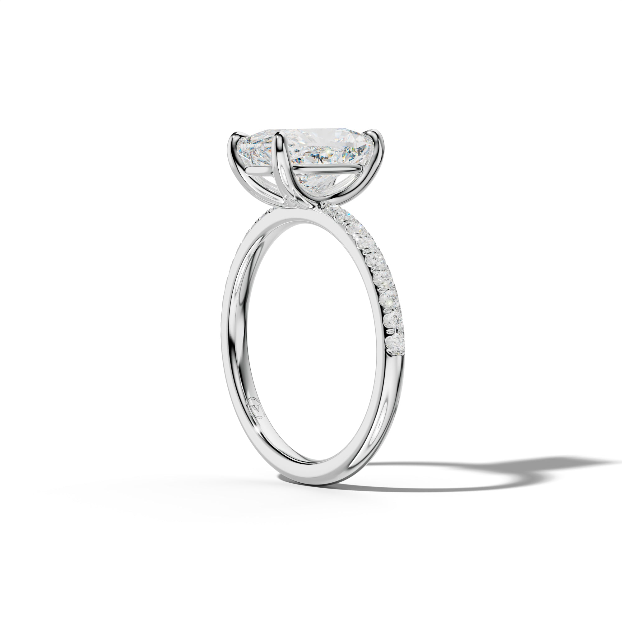 Serena Elongated Cushion Diamond Engagement Ring