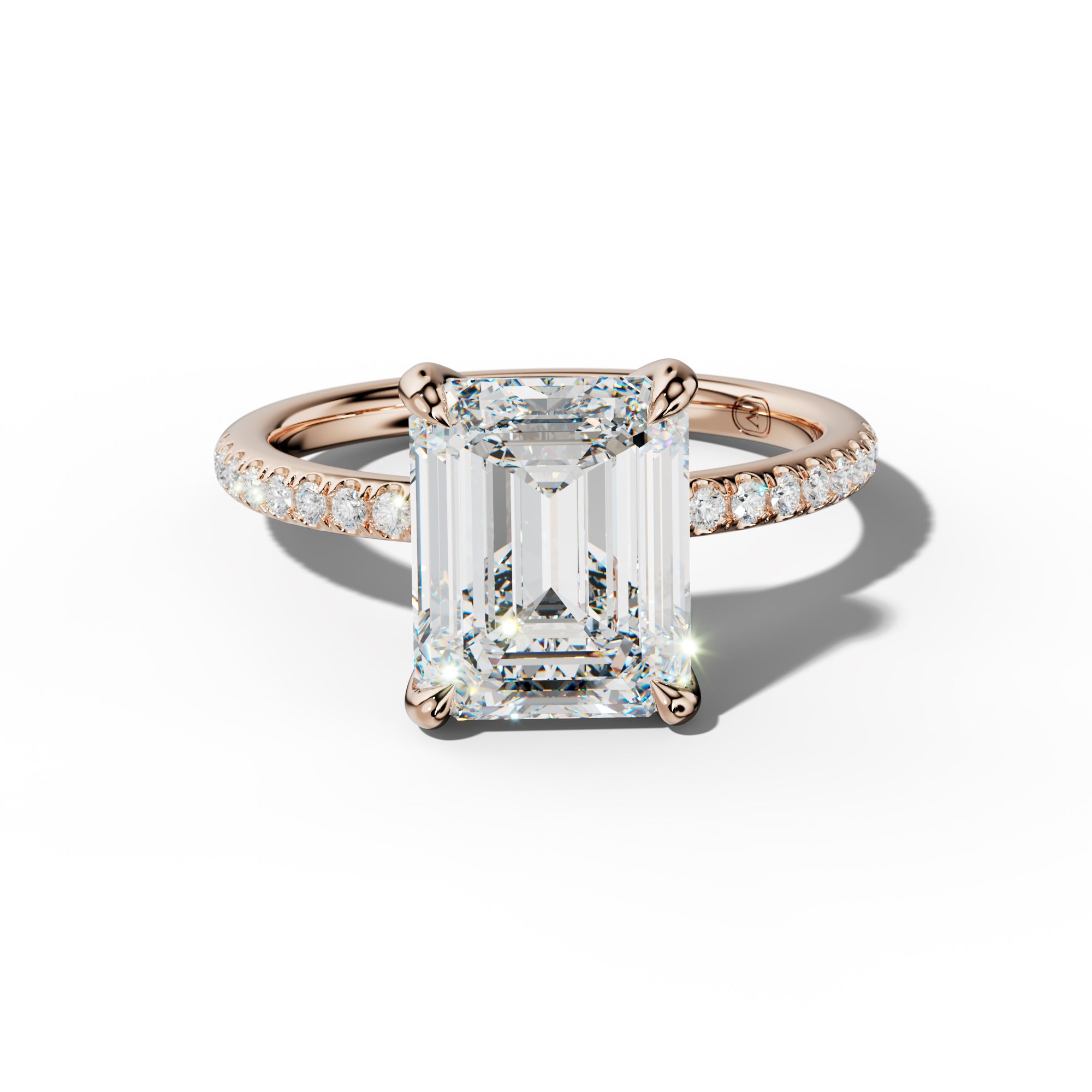Serena Emerald Cut Engagement Ring