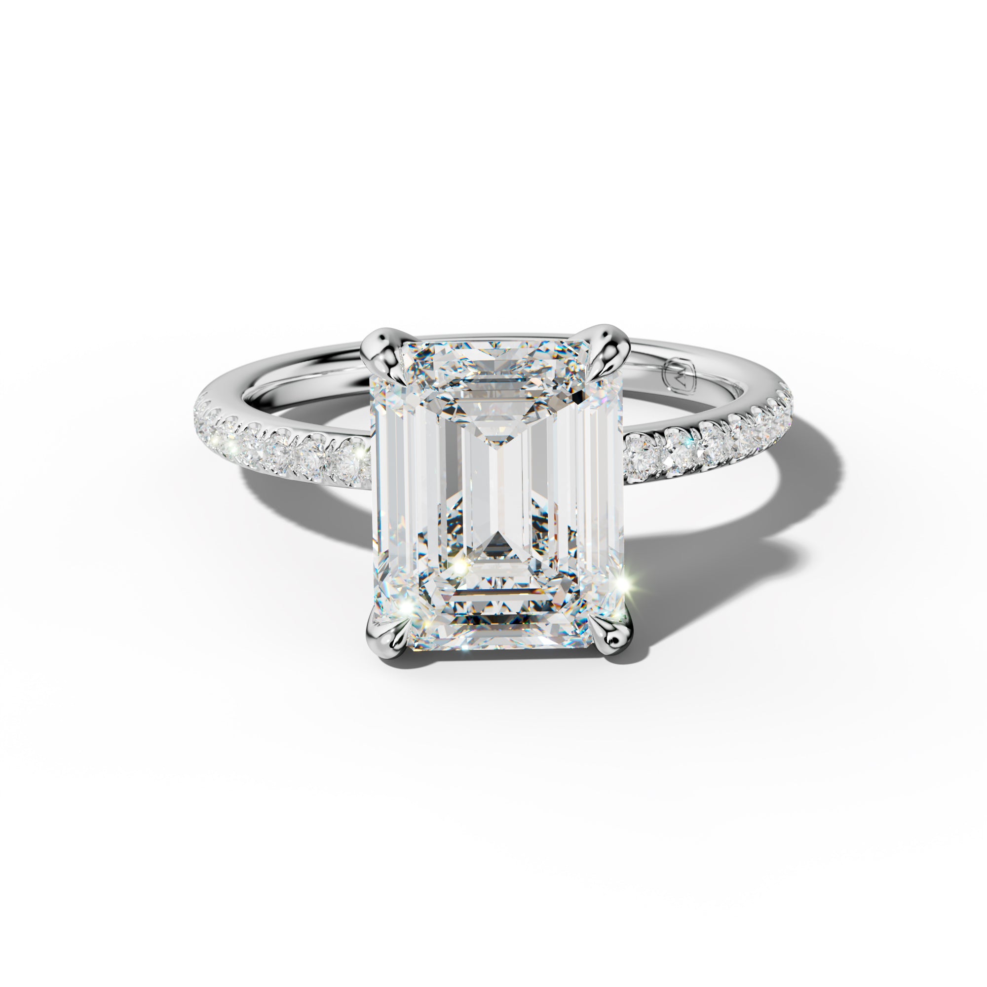 Serena Emerald Cut Engagement Ring