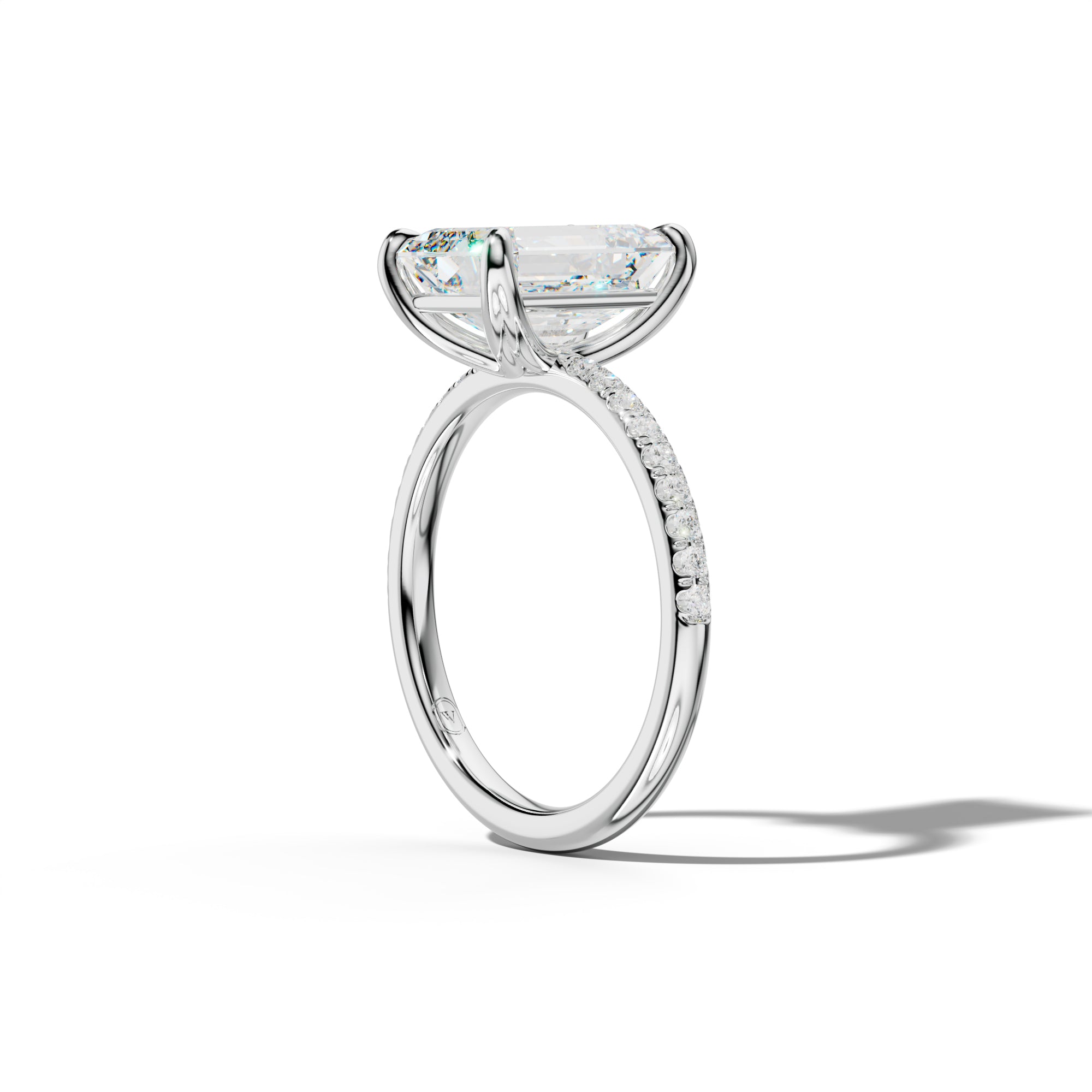 Serena Emerald Cut Engagement Ring