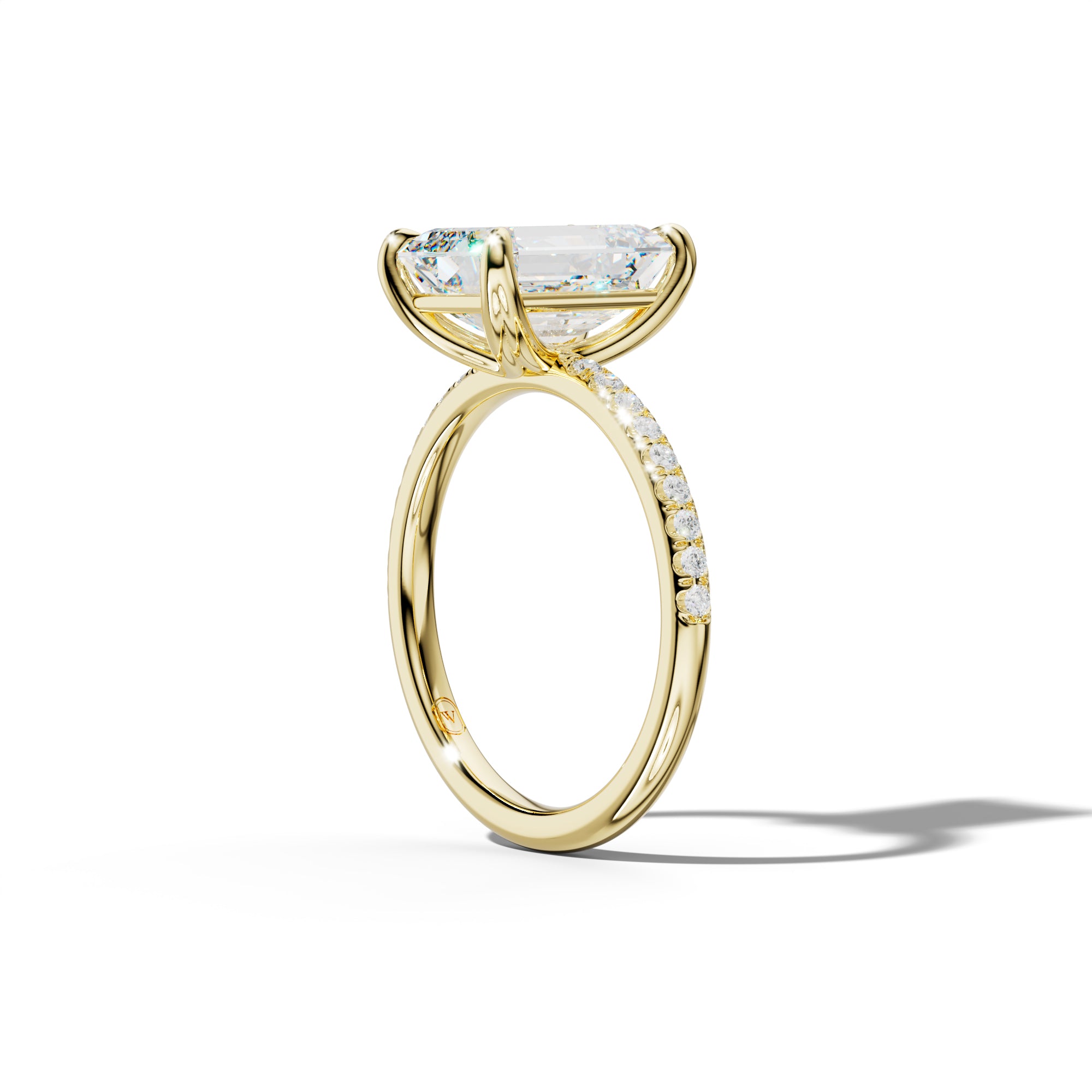 Serena Emerald Cut Engagement Ring
