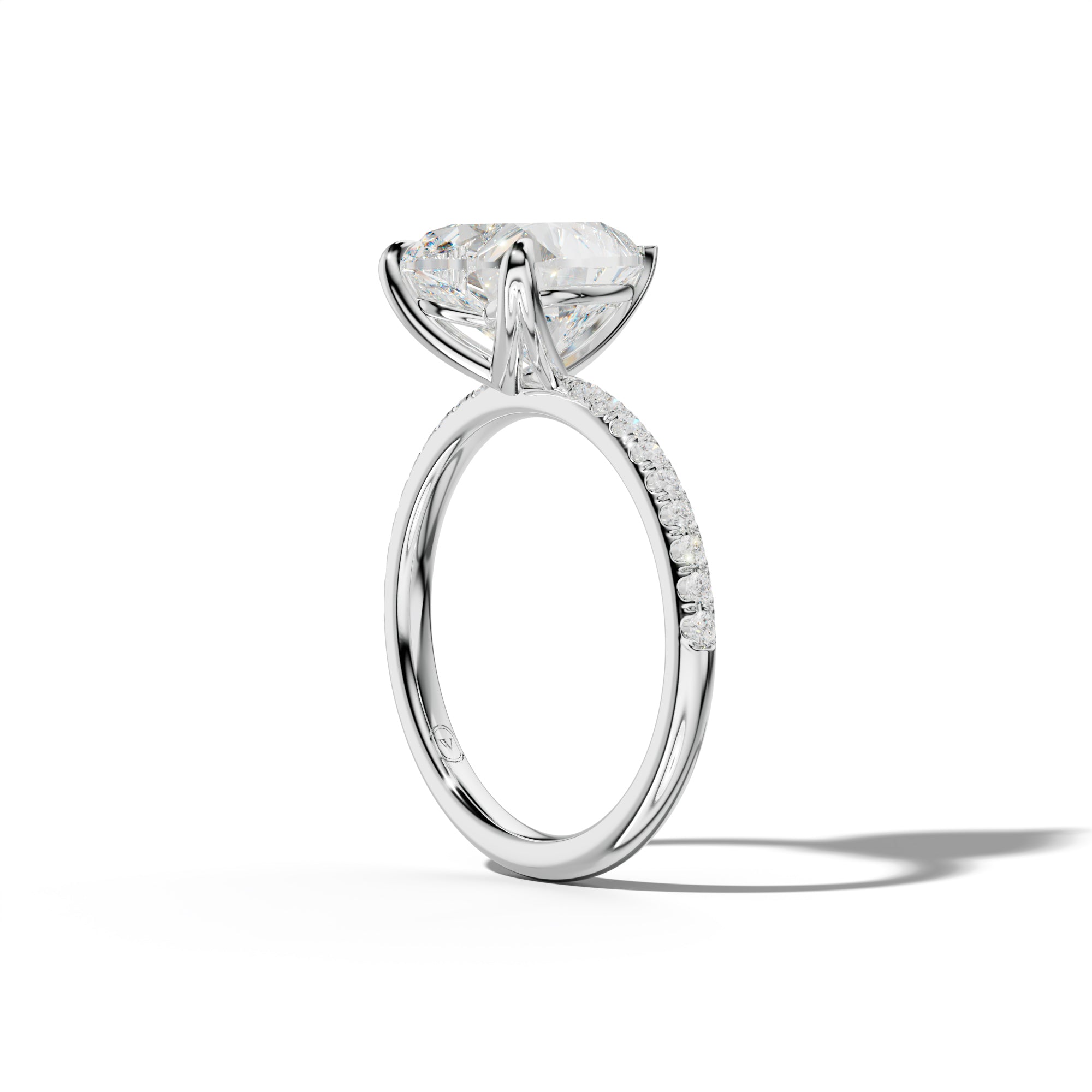 Serena Heart Diamond Engagement Ring