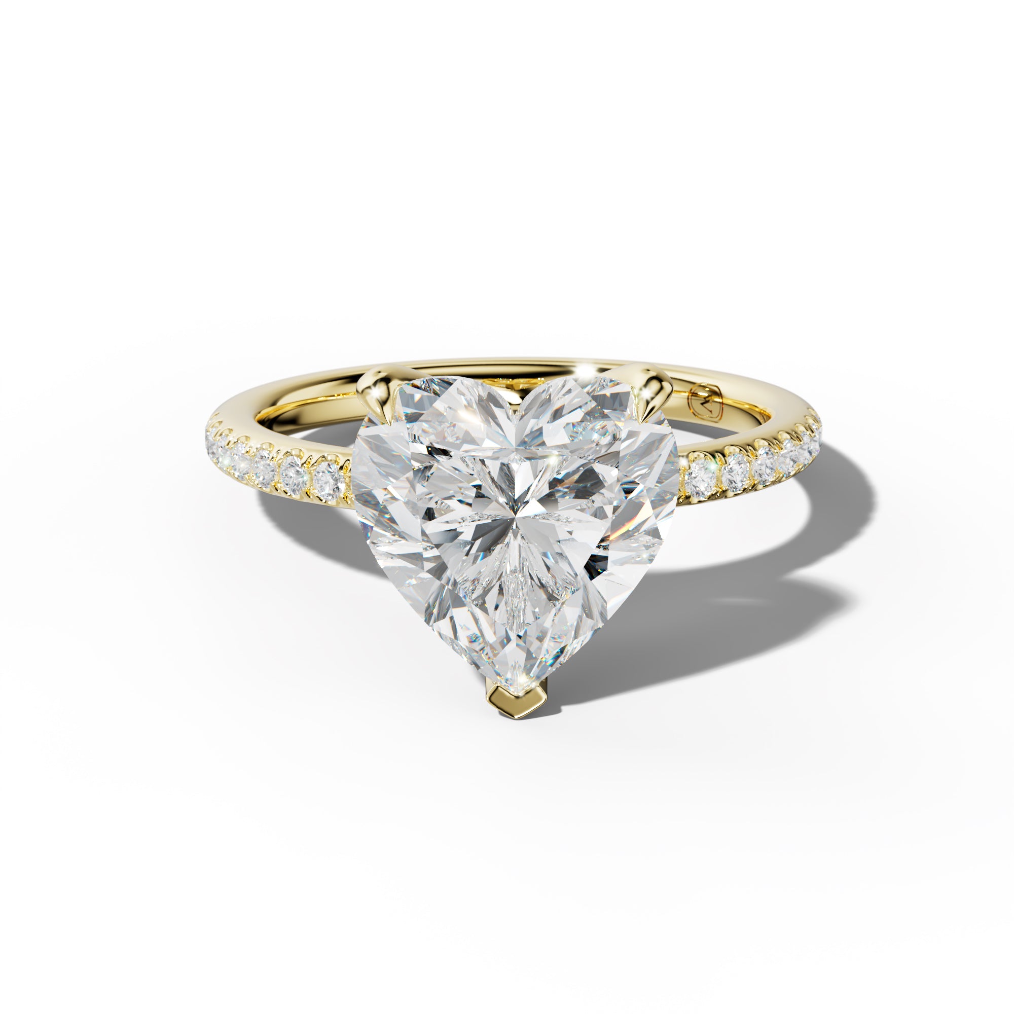 Serena Heart Diamond Engagement Ring