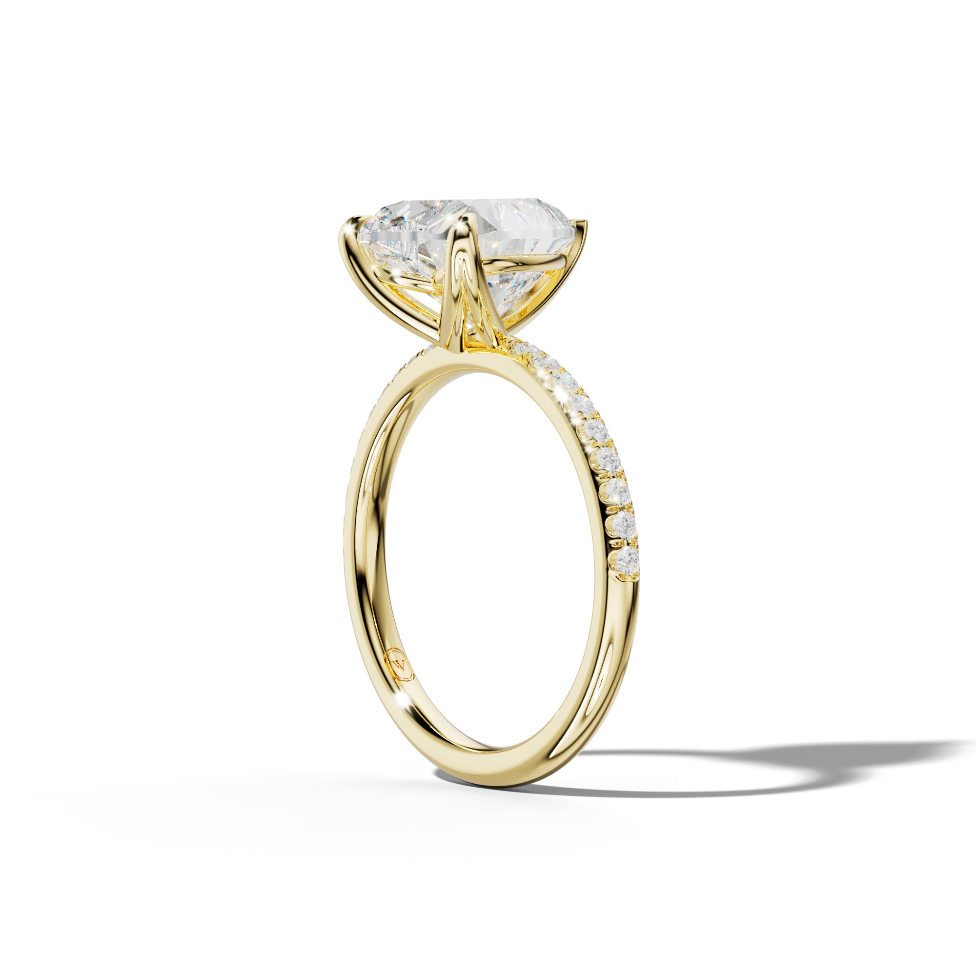 Serena Heart Diamond Engagement Ring