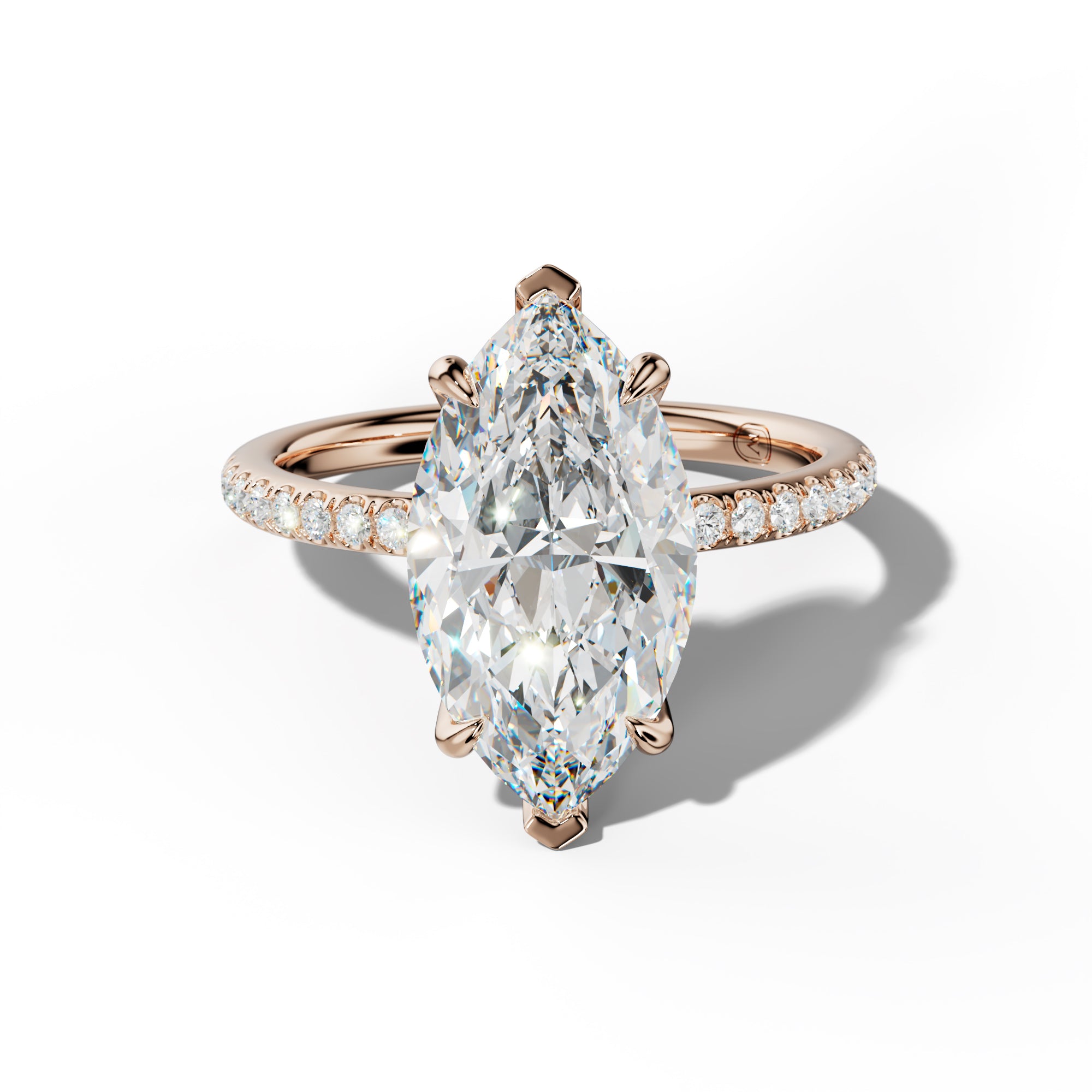 Serena Marquise Diamond Engagement Ring