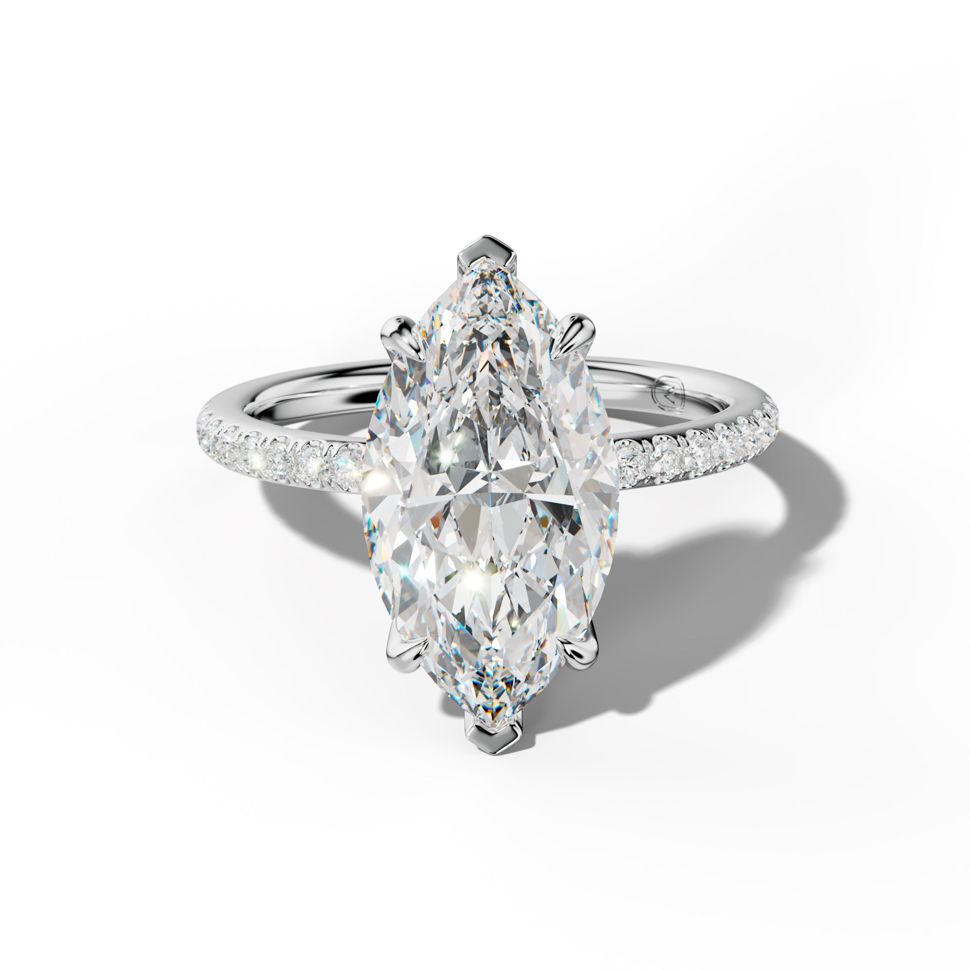 Serena Marquise Diamond Engagement Ring