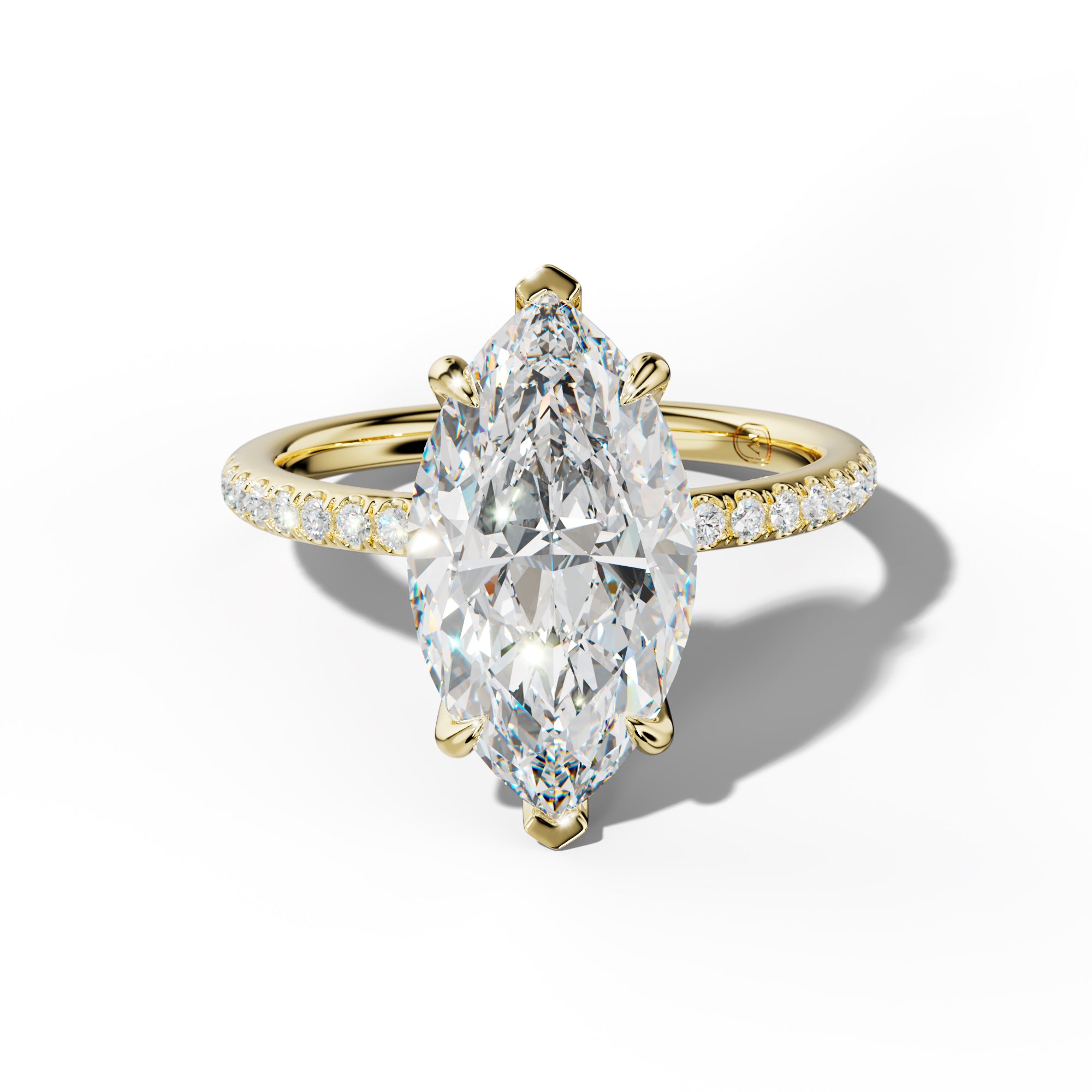 Serena Marquise Diamond Engagement Ring