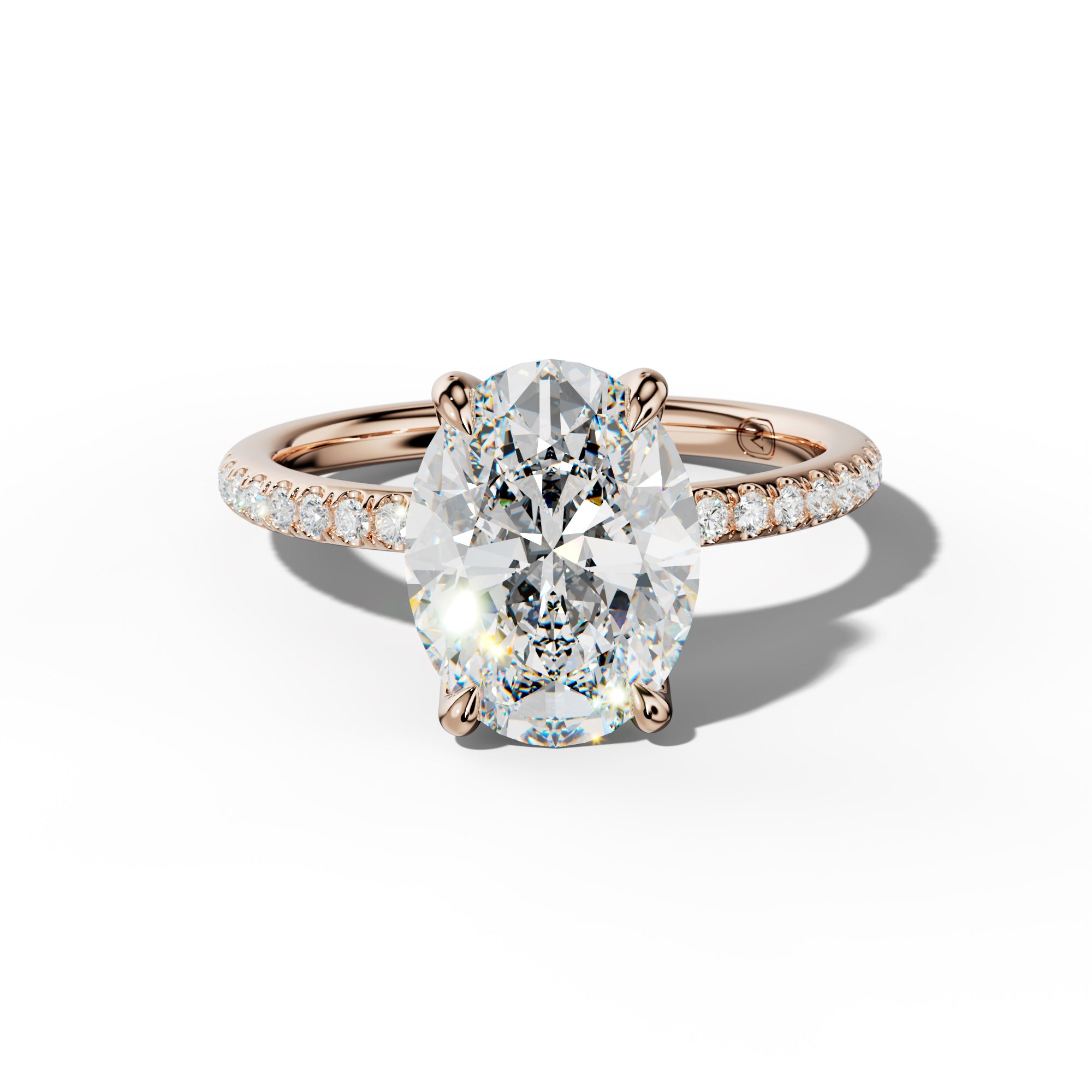 Serena Oval Diamond Engagement Ring