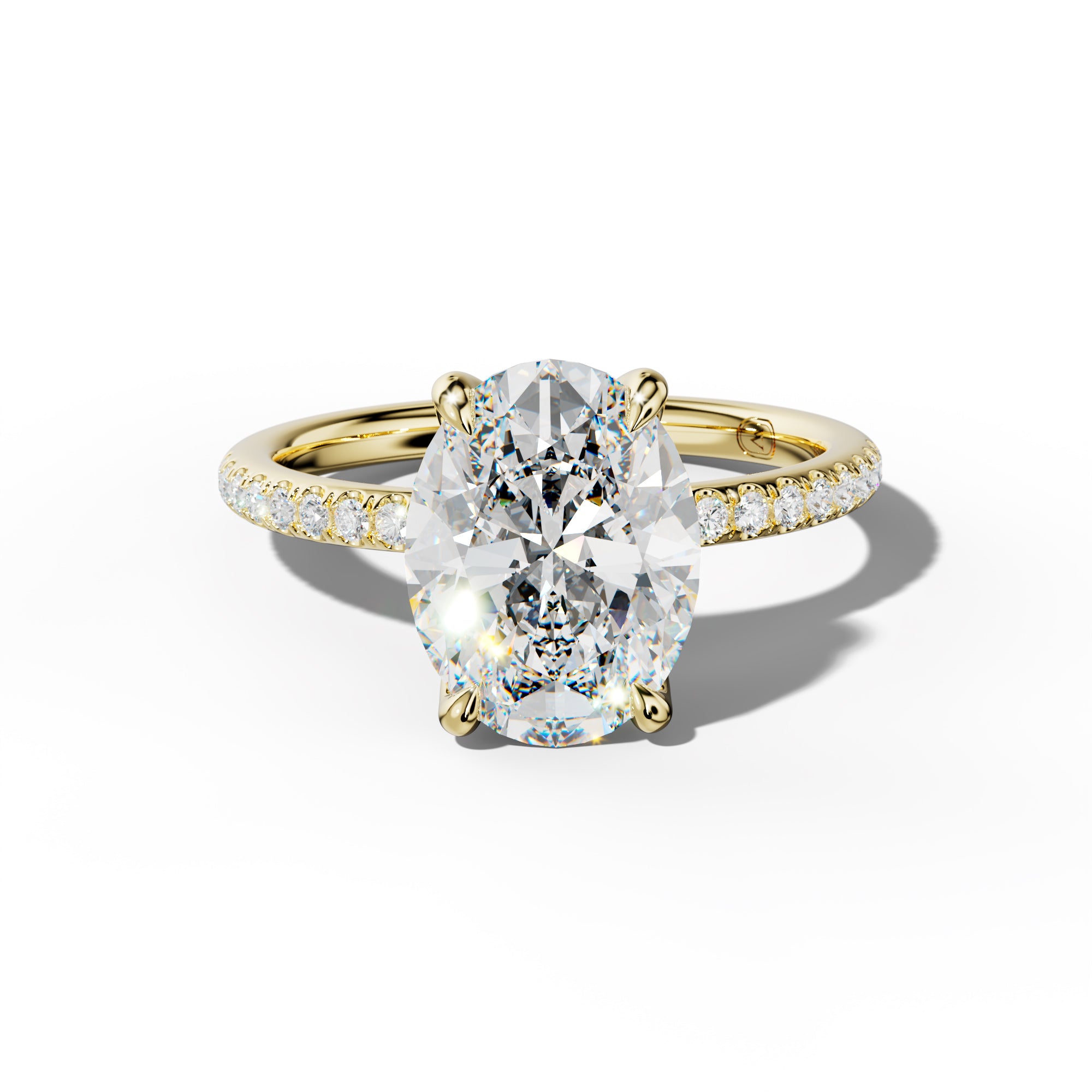 Serena Oval Diamond Engagement Ring