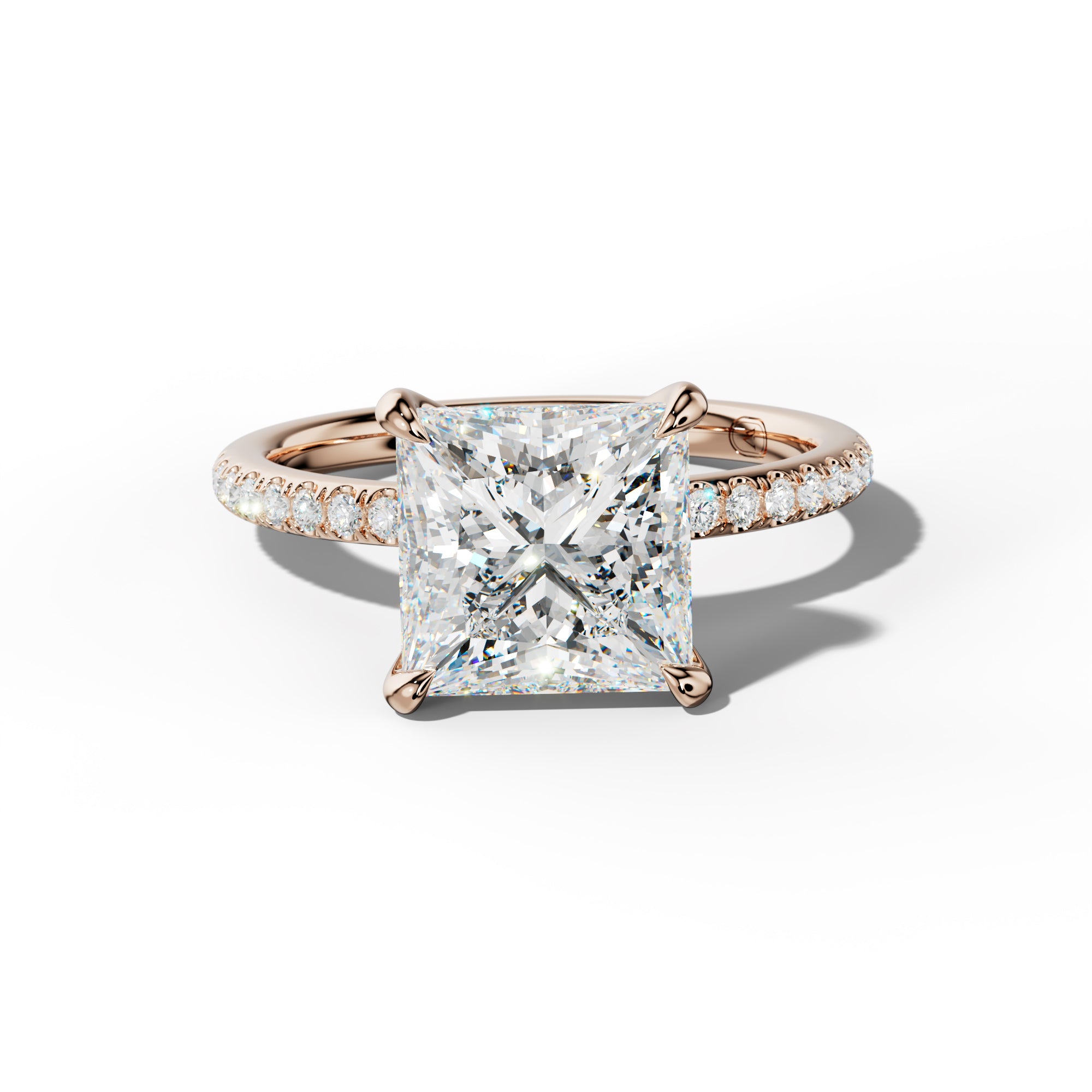 Serena Princess Cut Engagement Ring