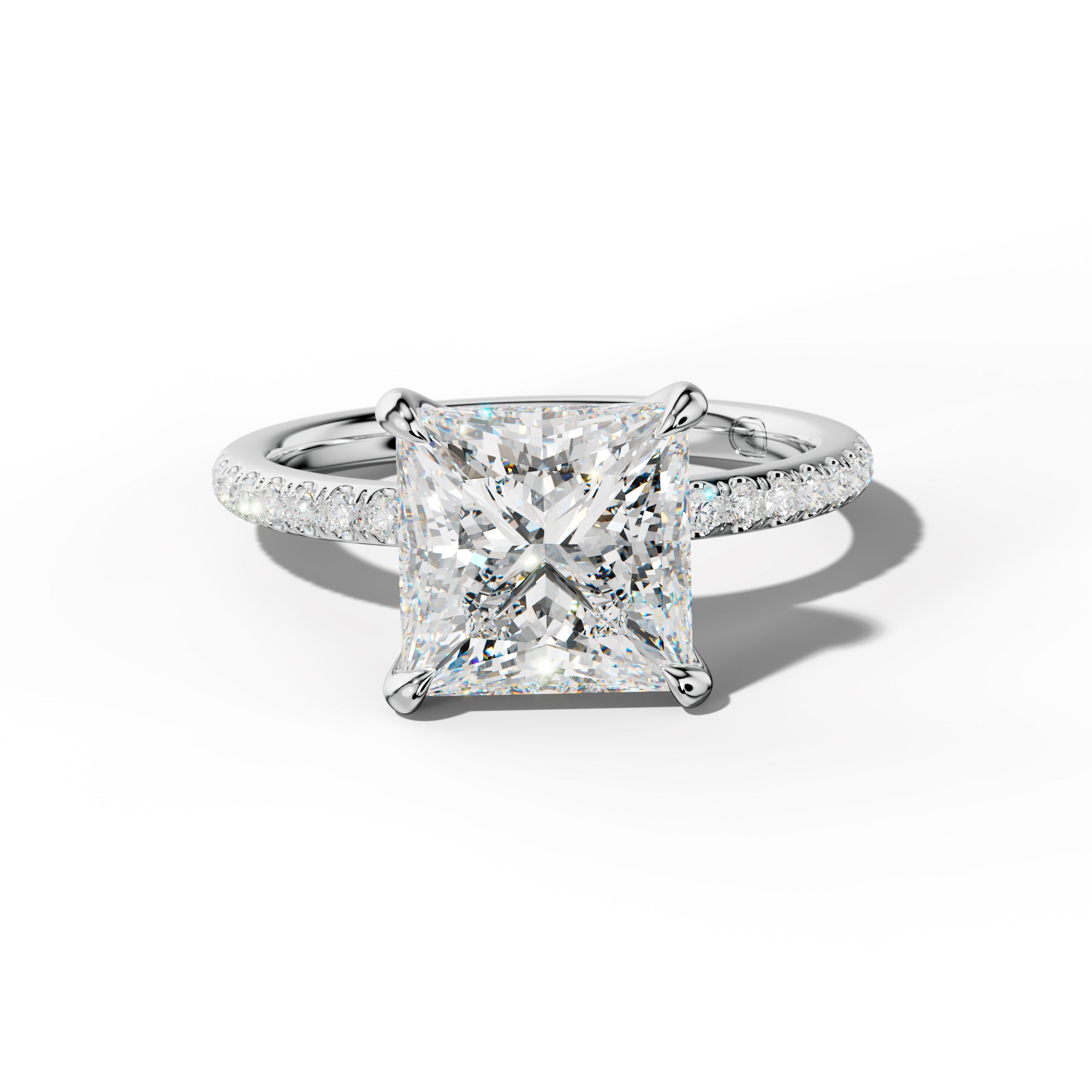 Serena Princess Cut Engagement Ring