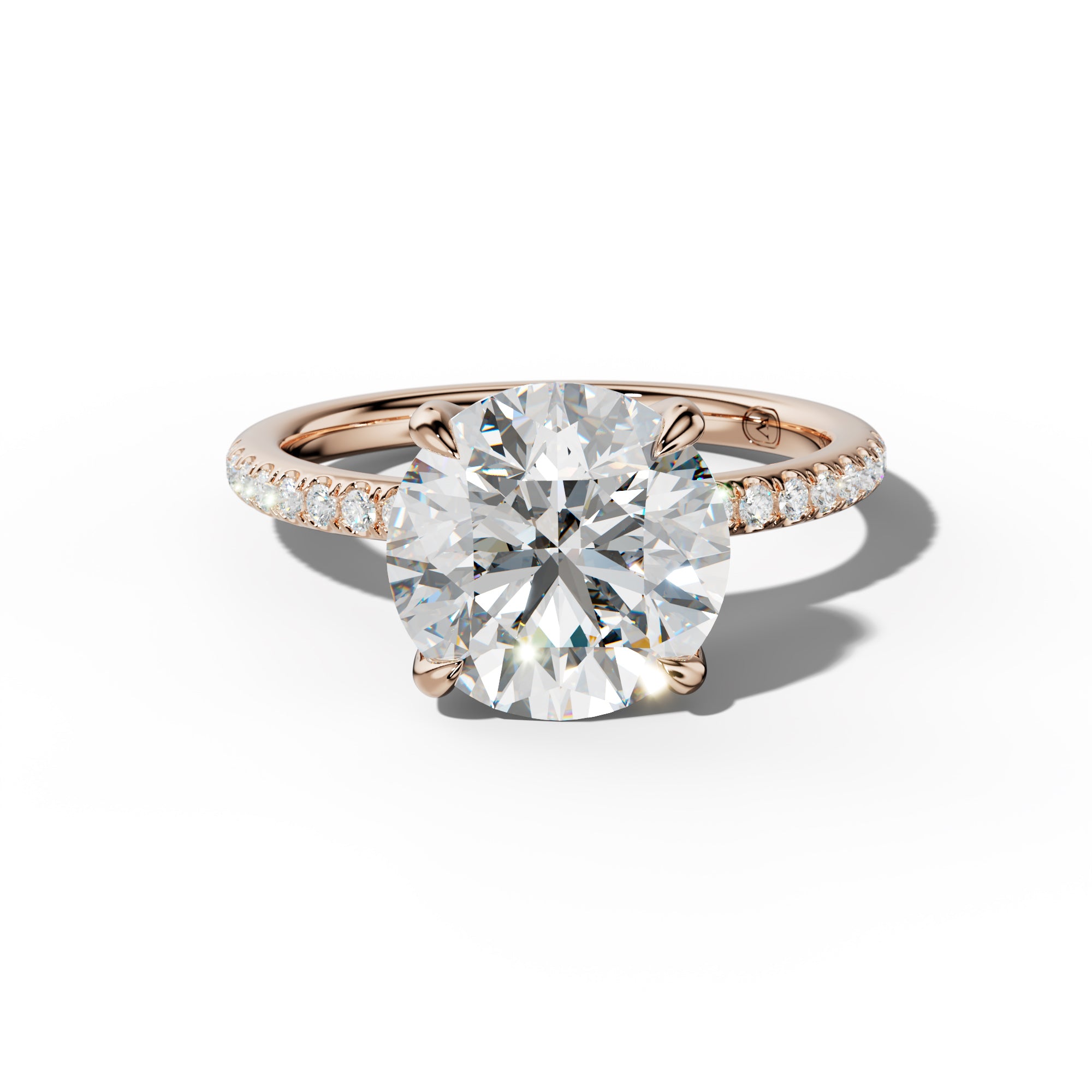 Serena Round Diamond Engagement Ring