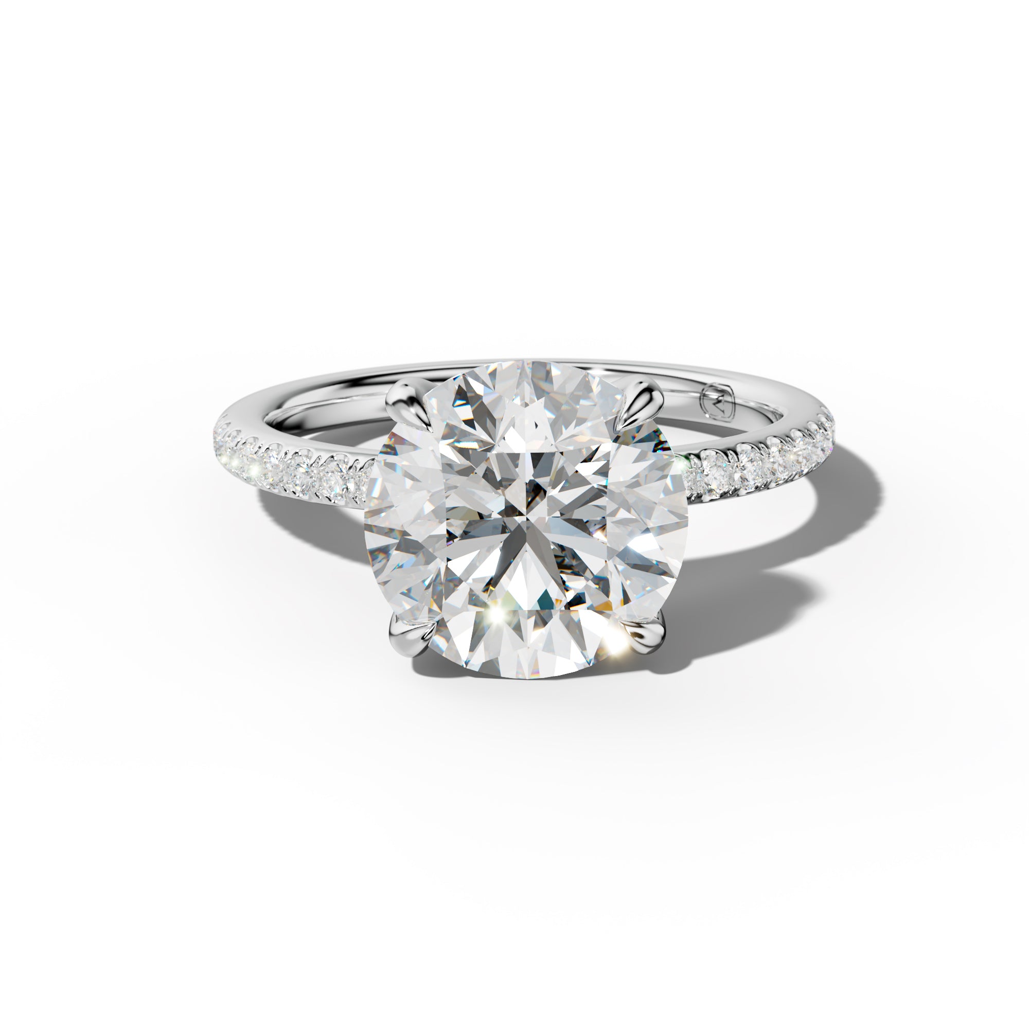 Serena Round Diamond Engagement Ring