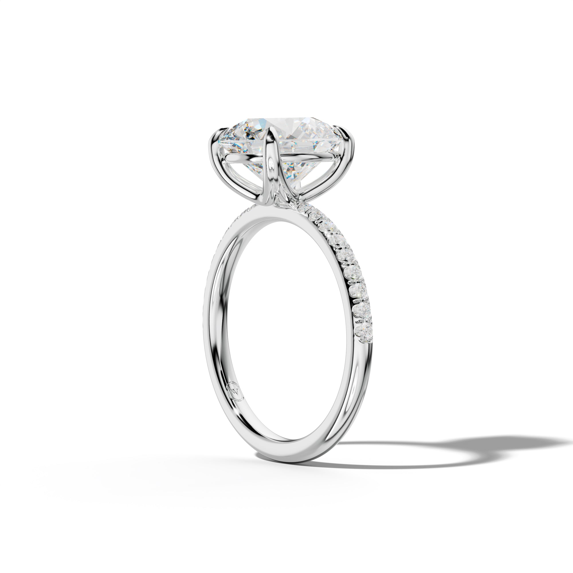 Serena Round Diamond Engagement Ring