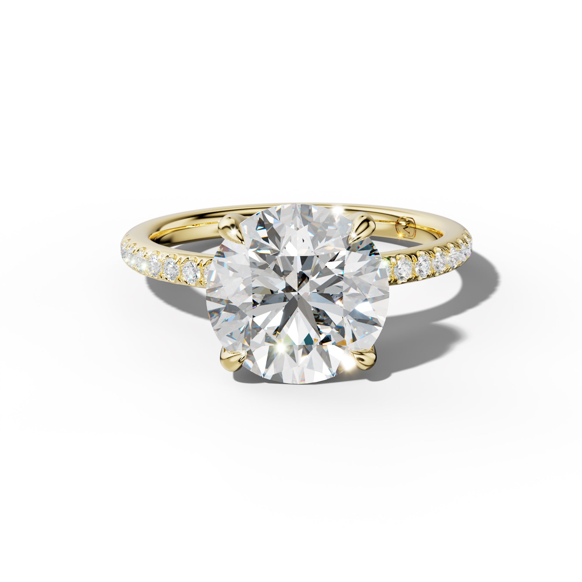 Serena Round Diamond Engagement Ring