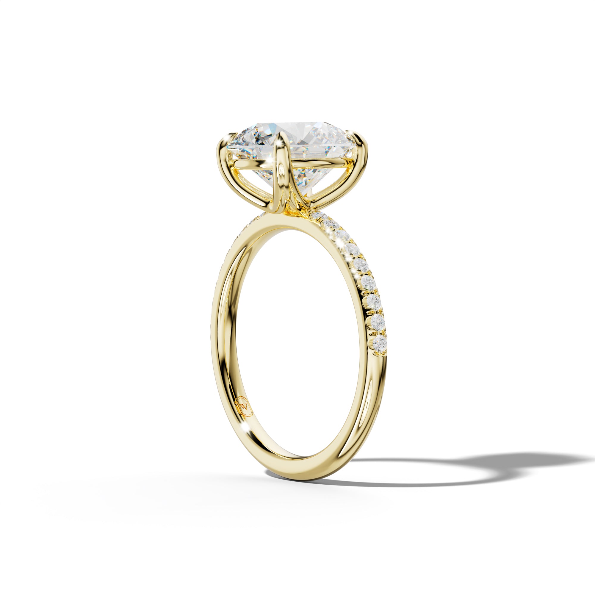 Serena Round Diamond Engagement Ring